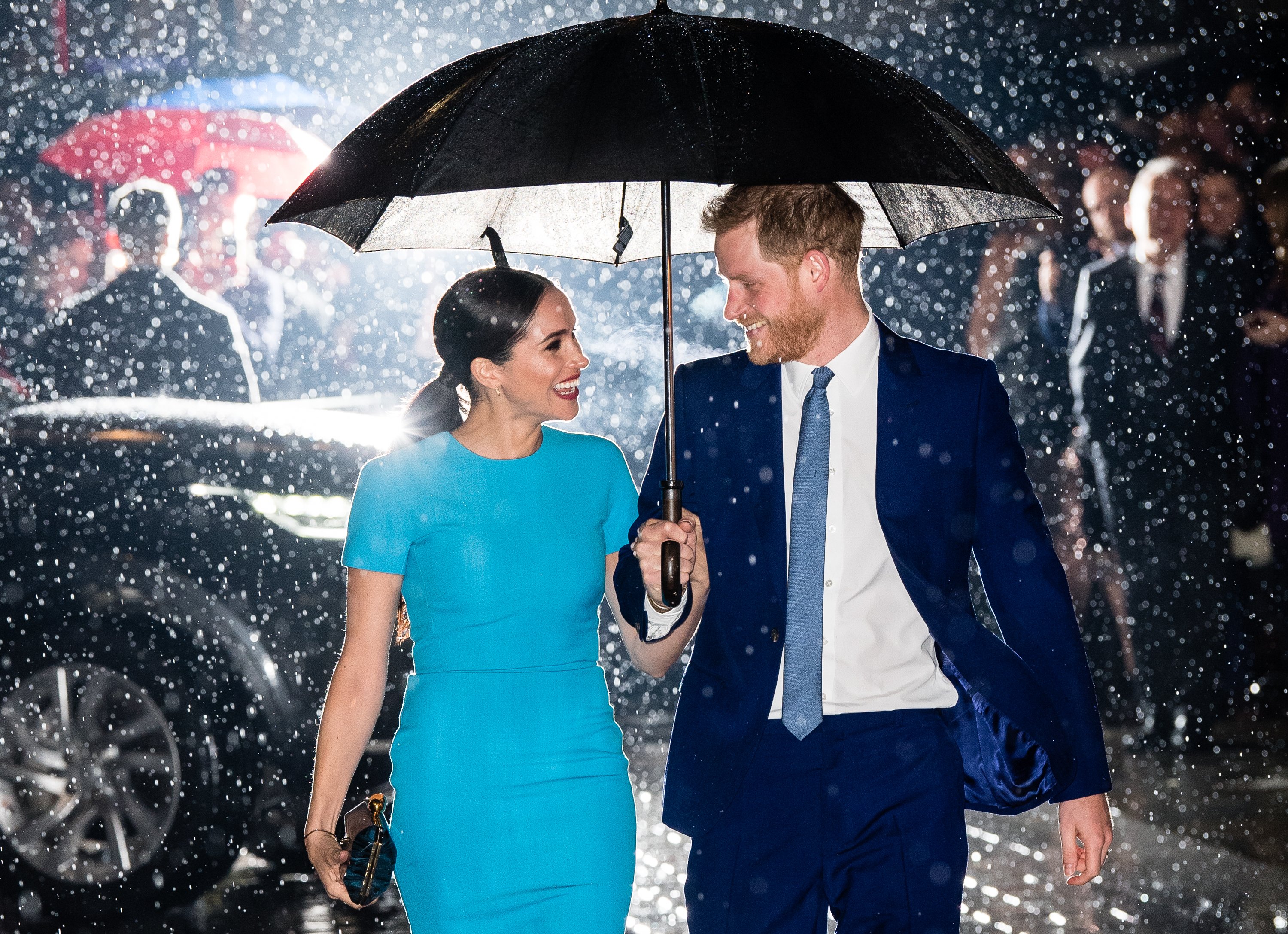 Prinz Harry und Meghan Markle nehmen am 05. März 2020 an den Endeavour Fund Awards in London, England, teil. | Quelle: Getty Images