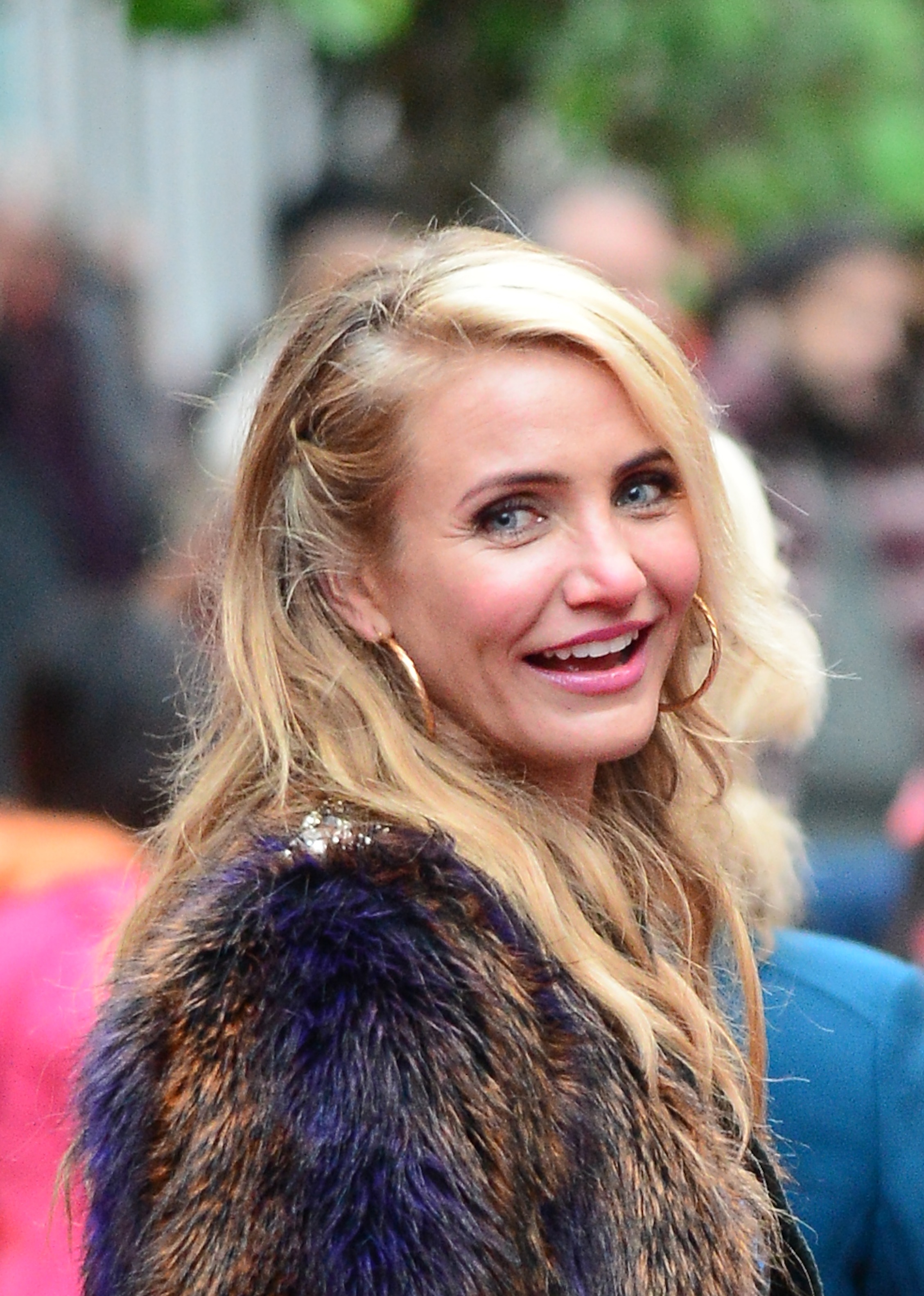 Cameron Diaz on the set of " Anna," in 2013 | Source: Getty Images