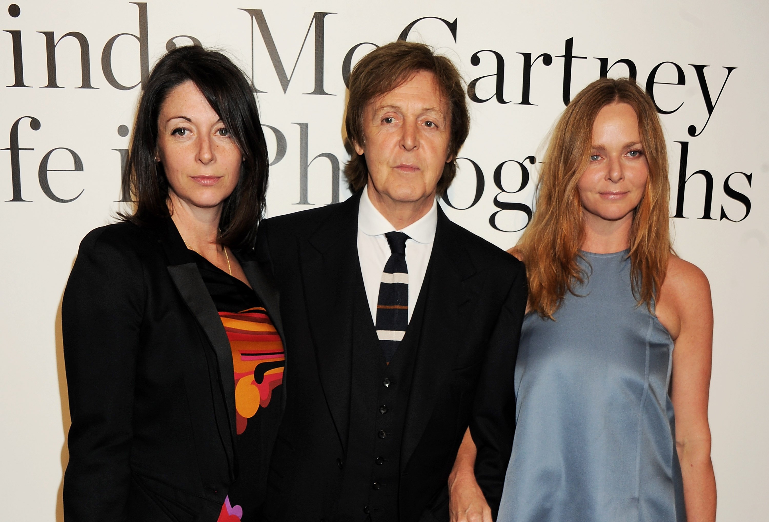 Mary McCartney, Paul McCartney, and Stella McCartney attend a private viewing of "A Life in Photographs: An Exhibition of Photography by Linda McCartney" at Phillips de Pury And Company on June 6, 2011, in London, England. | Source: Getty Images