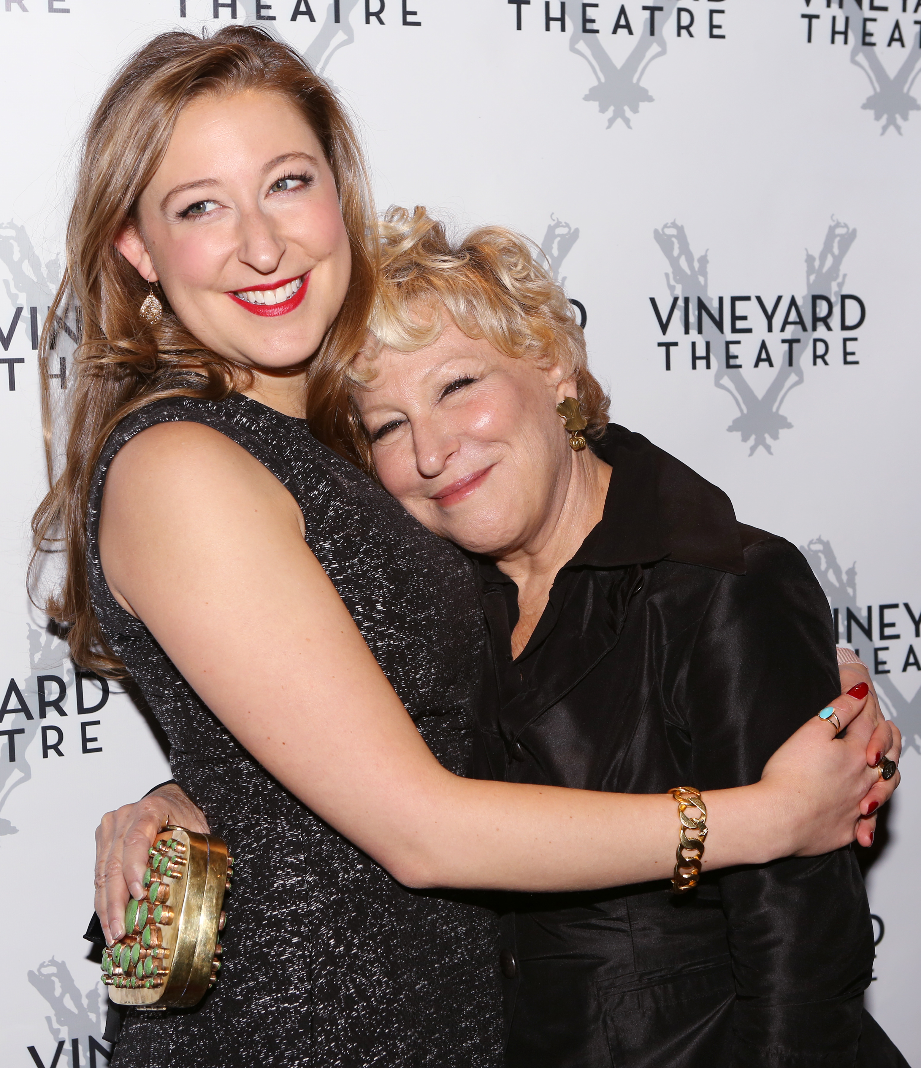 Sophie von Haselberg and mom Bette Midler attend the Off-Broadway opening party for "Billy & Ray" on October 20, 2014 in New York City | Source: Getty Images
