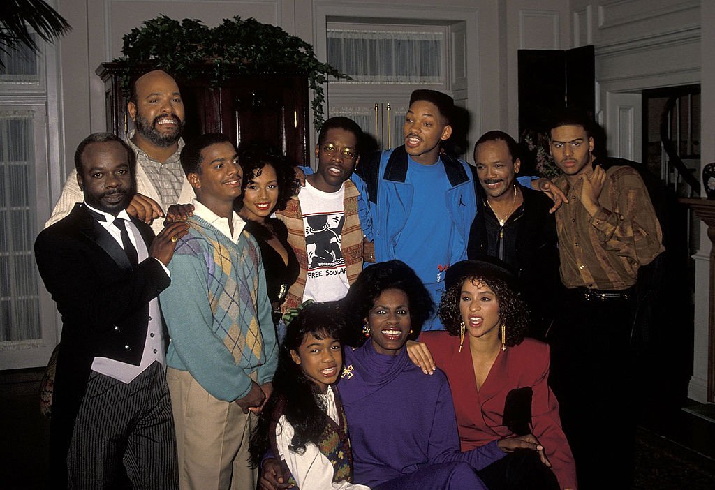 Will Smith, Janet Hubert and the rest of the cast on "The Fresh Prince of Bel-Air." | Photo: Getty Images