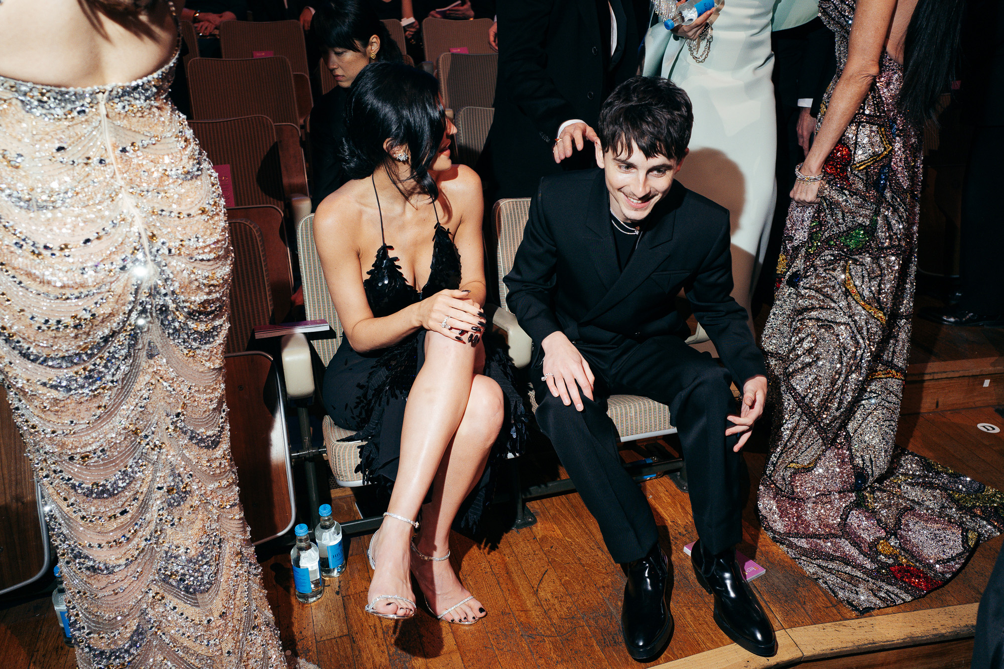 Kylie Jenner and Timothée Chalamet attend the EE BAFTA Film Awards in London on February 16, 2025 | Source: Getty Images