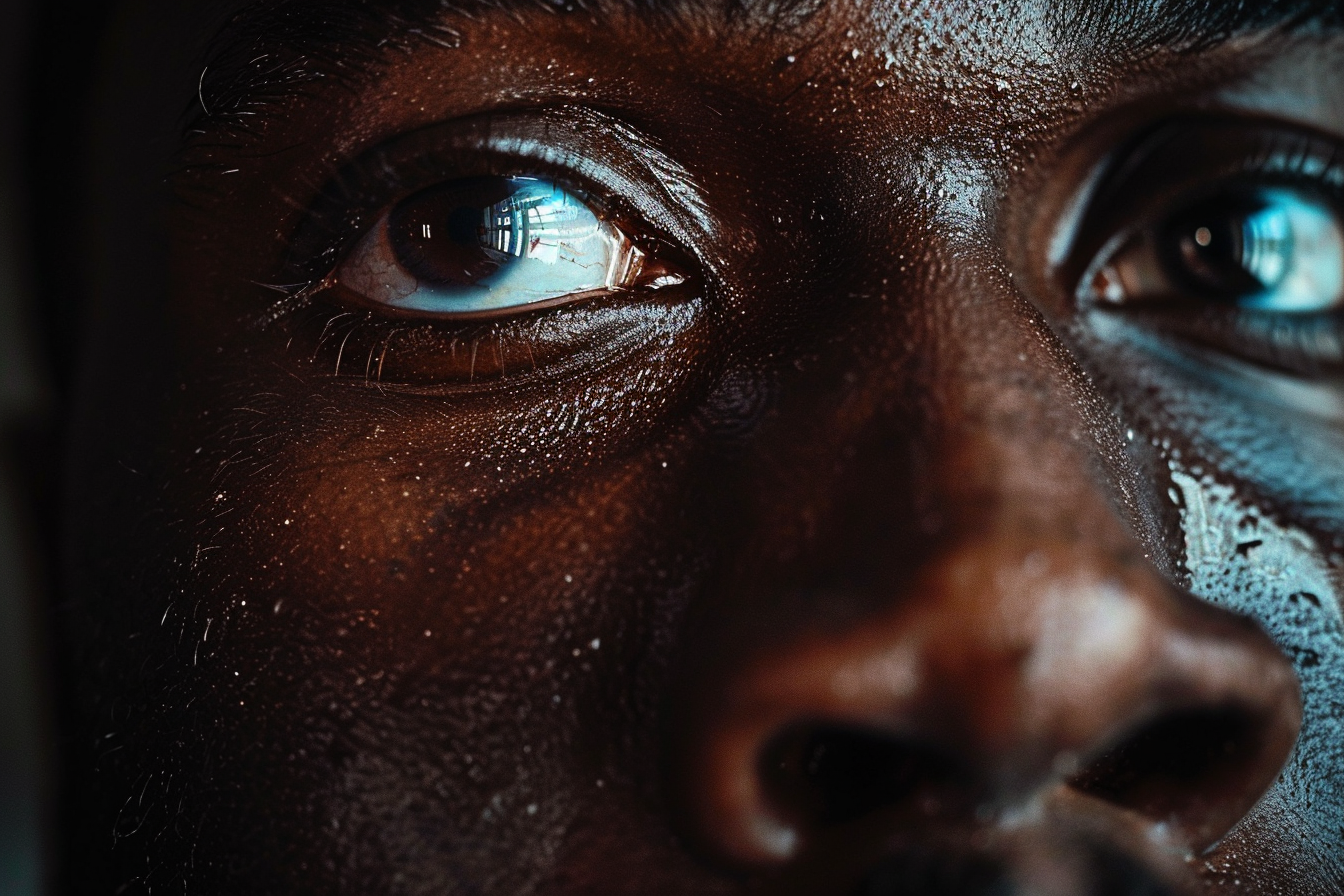 Close up of a man's eyes | Source: Midjourney