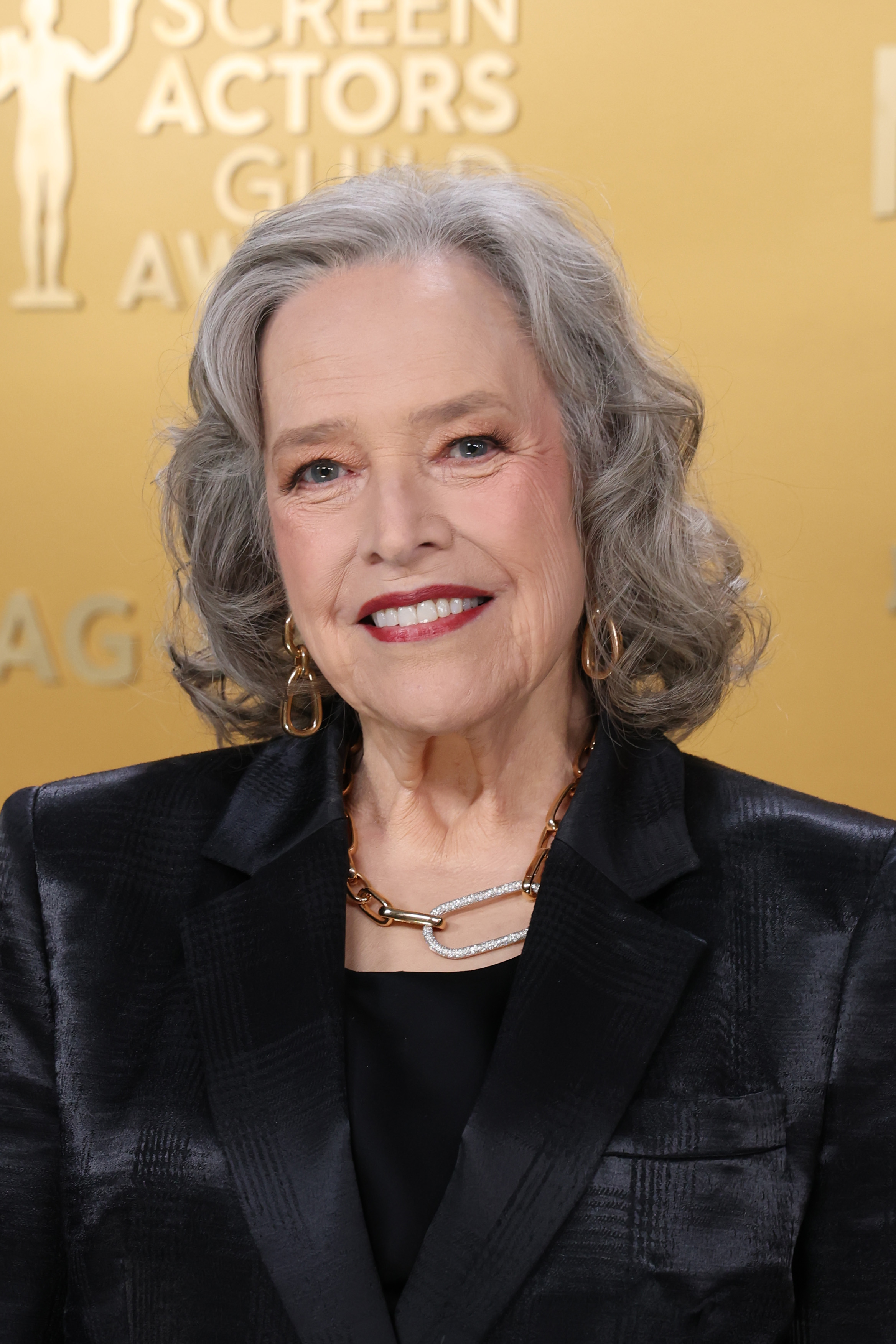 Kathy Bates arrives at the 31st Annual Screen Actors Guild Awards on February 23, 2025, in Los Angeles, California. | Source: Getty Images