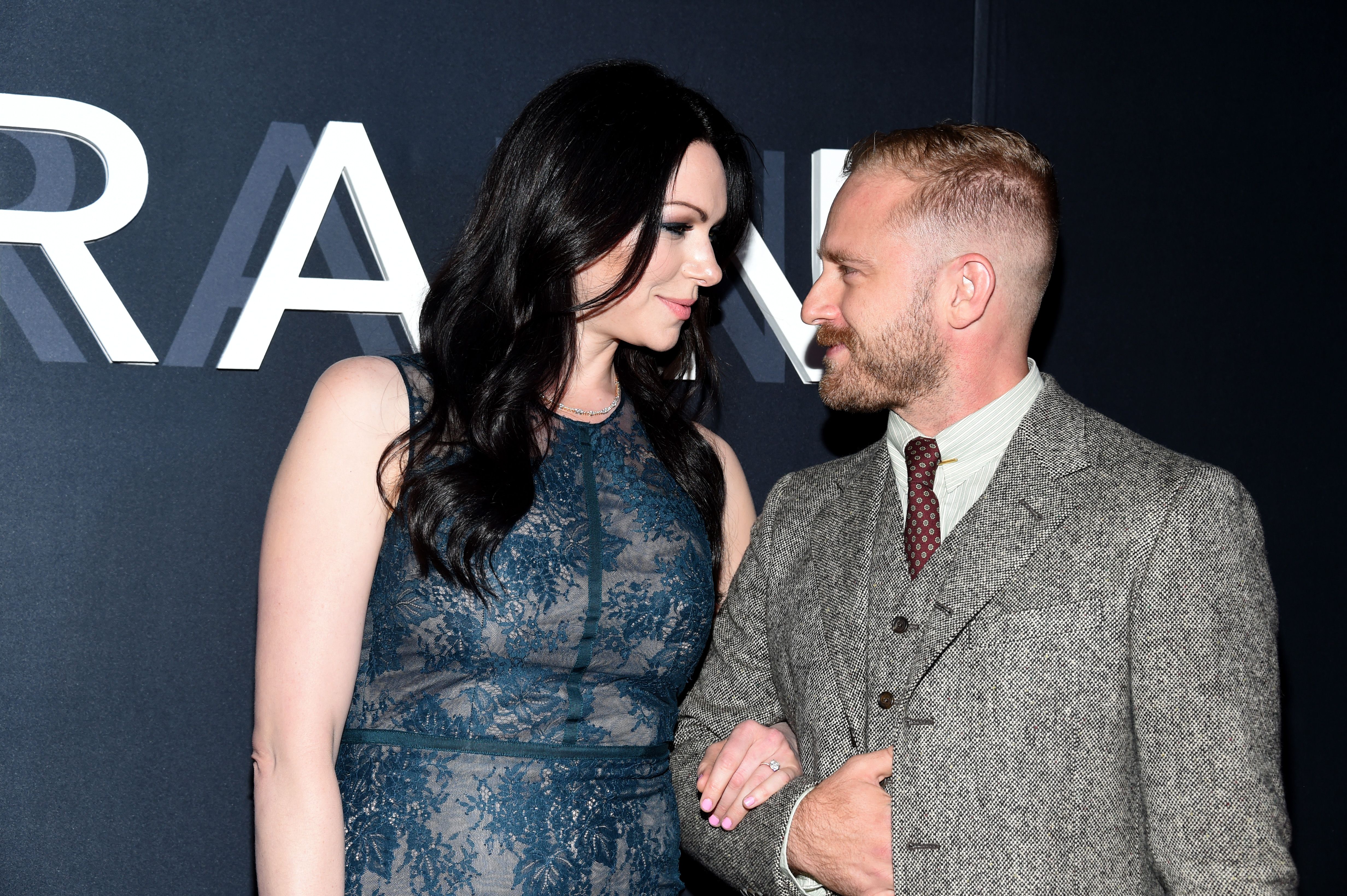 Laura Prepon and Ben Foster at the premiere of "The Girl on the Train" in New York on October 4, 2016 | Source: Getty Images