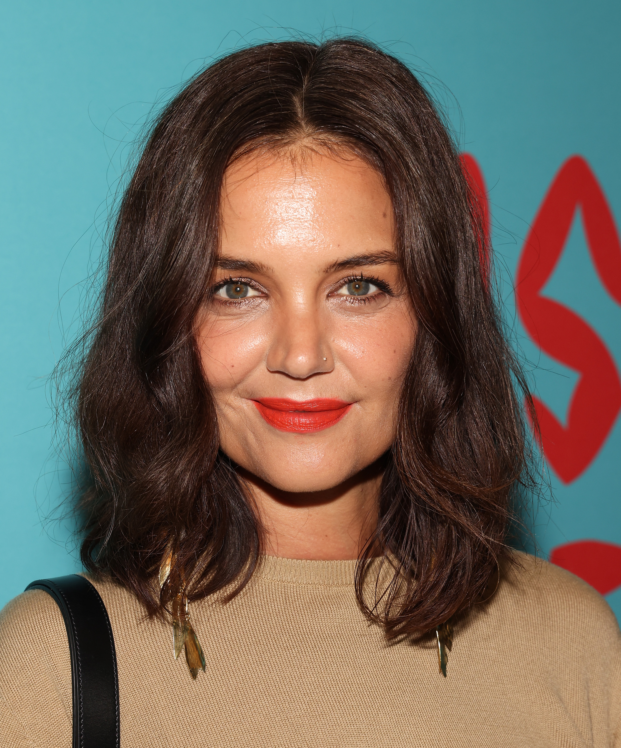 Katie Holmes at Iris Apfel's 100th birthday celebration in New York City on September 9, 2021 | Source: Getty Images