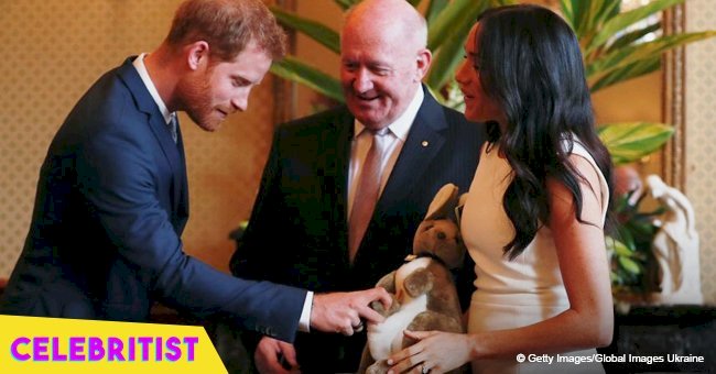 Prince Harry & Meghan Markle receive first official baby gifts during royal tour in Australia