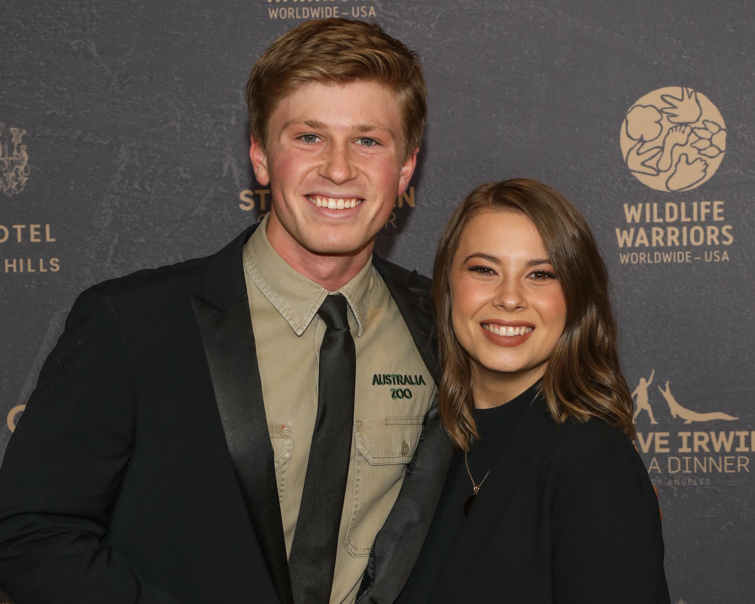 Robert and Bindi Irwin attend the Steve Irwin Gala Dinner in Los Angeles on May 6, 2023 | Source: Getty Images