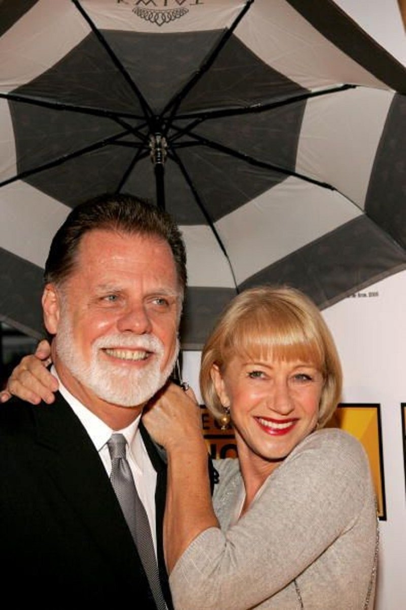 Helen Mirren and Taylor Hackford arriving at the 10th Annual Critics' Choice Awards in Los Angeles, California in January 2005. | Image: Getty Images.