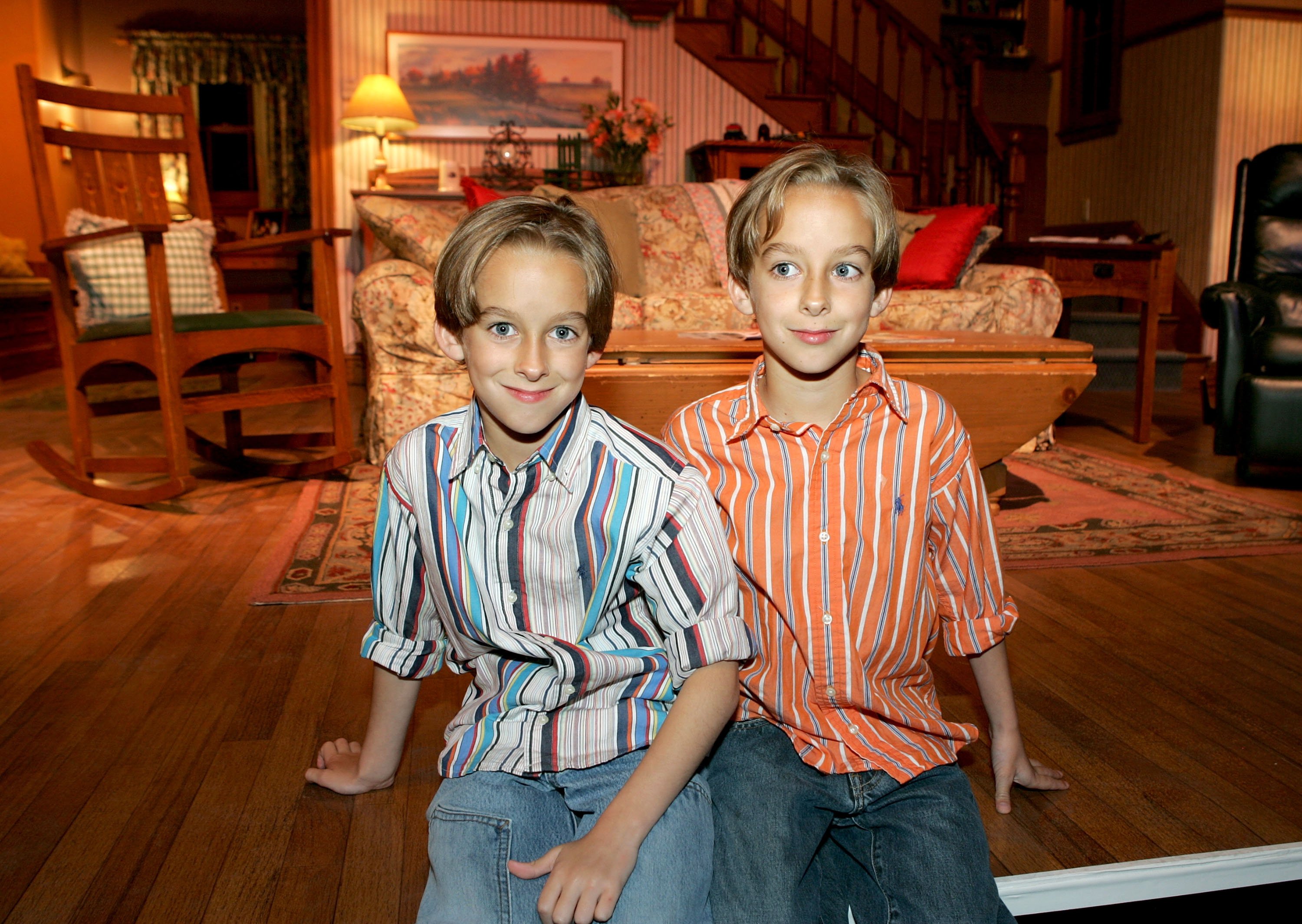 Actors Sullivan Sweeten and Sawyer Sweeten at the Everybody Loves Raymond Series Wrap Party at Hanger 8 on April 28, 2005 in Santa Monica, California. | Source: Getty Images