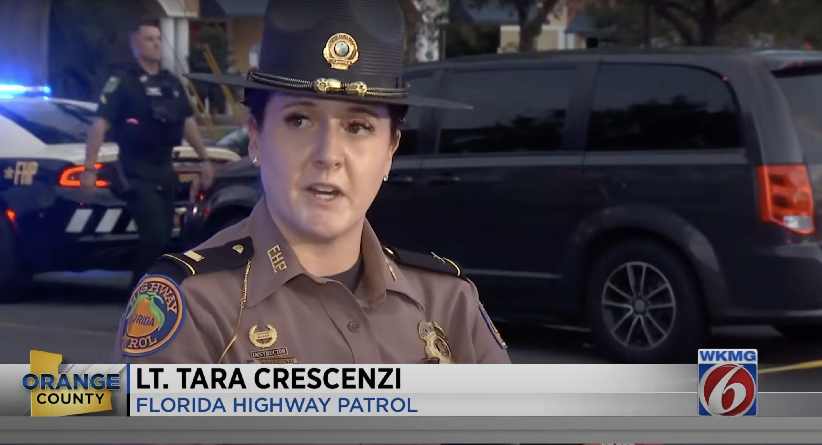 Lt. Tara Crescenzi expressing her thoughts on the incident, from a video dated January 18, 2024 | Source: youtube.com/@News6WKMG