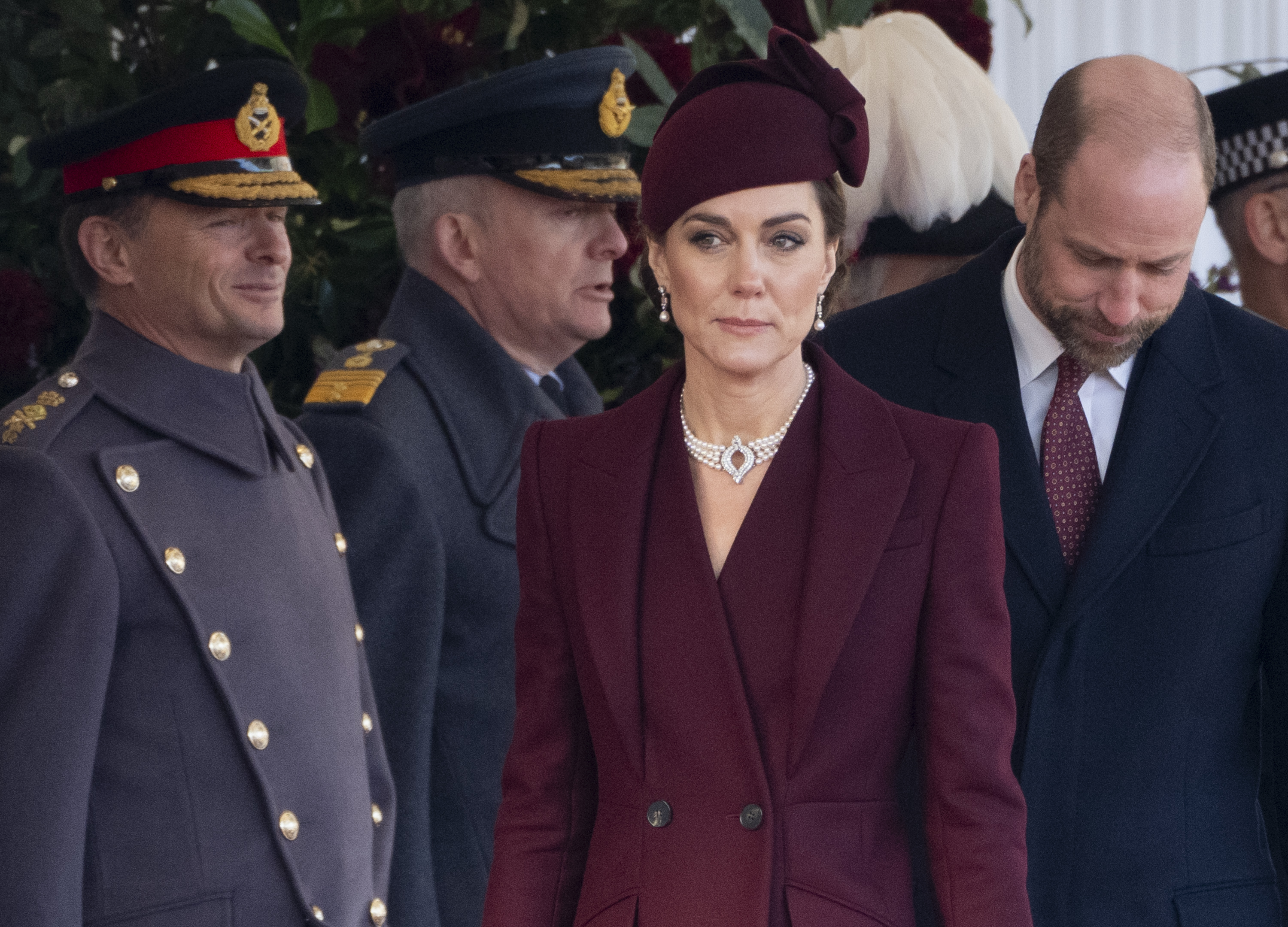 Prince William, and Princess Catherine, during day one of The Amir of the State of Qatar's visit to the United Kingdom on December 03, 2024, in London, England. | Source: Getty Images