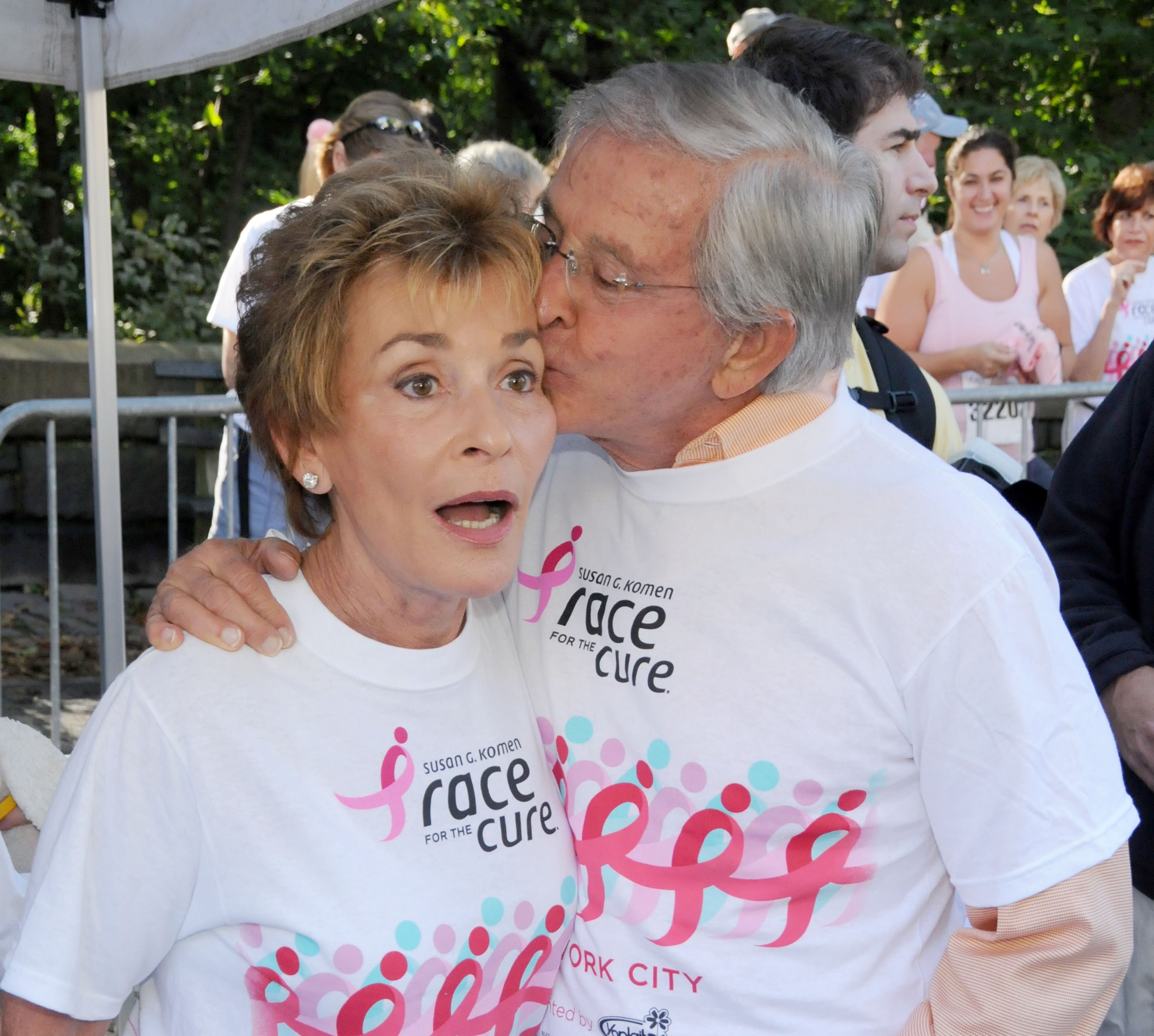 Judy Sheindlin and Jerry Sheindlin at the Susan G. Komen New York City Race For The Cure 2009 held at Central Park in New York, New York on September 13, 2009 | Source: Getty Images