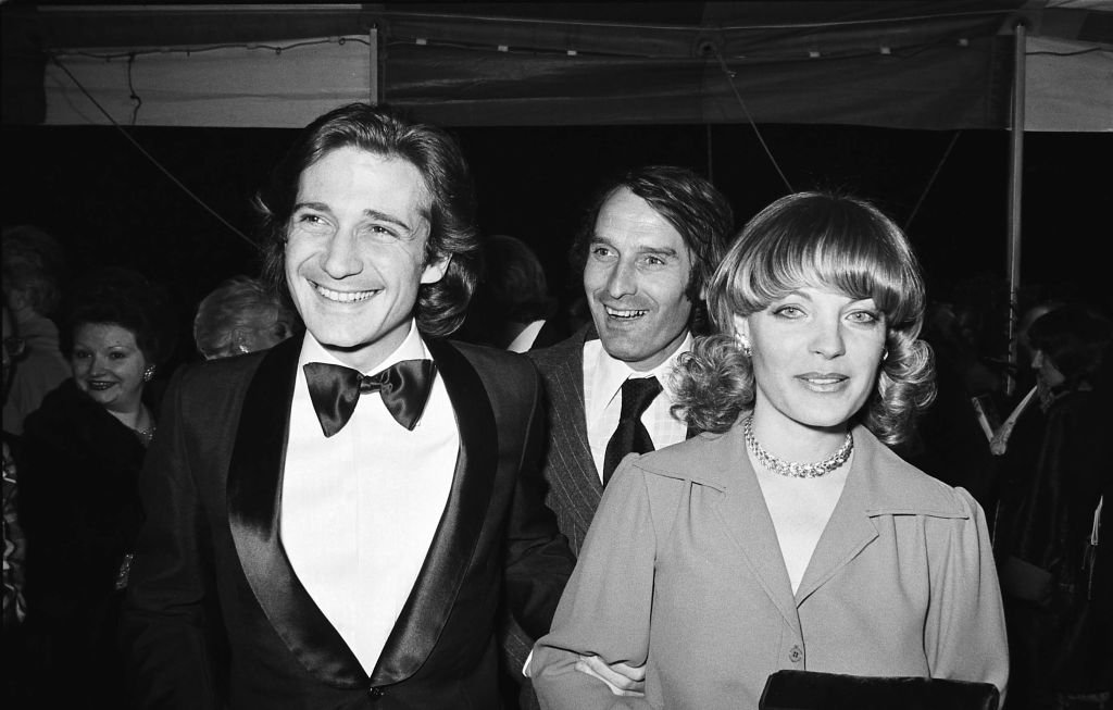 Romy Schneider und Daniel Biasini, Union Gala, 1975. | Quelle: Getty Images