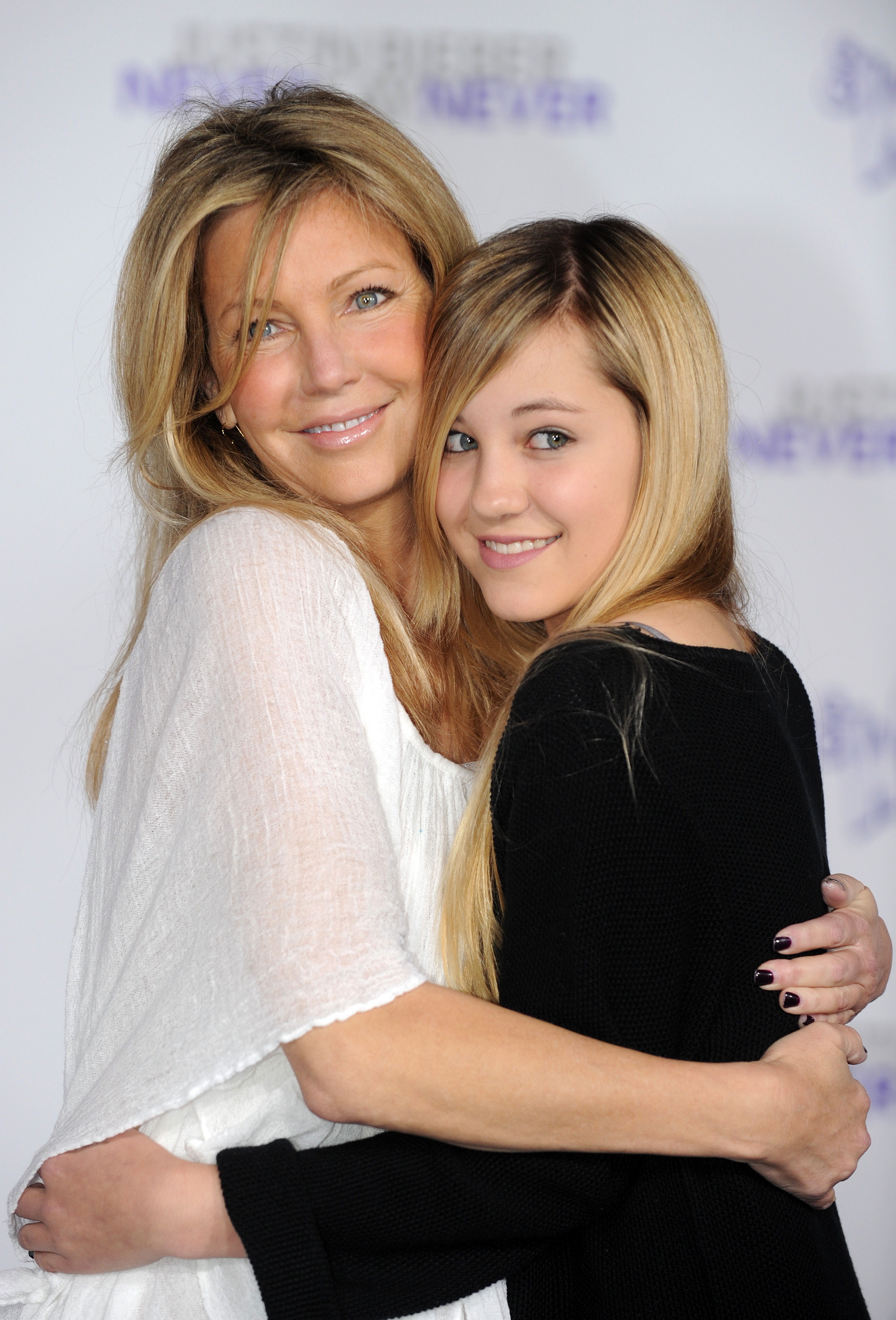 The film star with her daughter Ava Sambora at the premiere of "Never say Never" on February 8, 2011 | Source: Getty Images