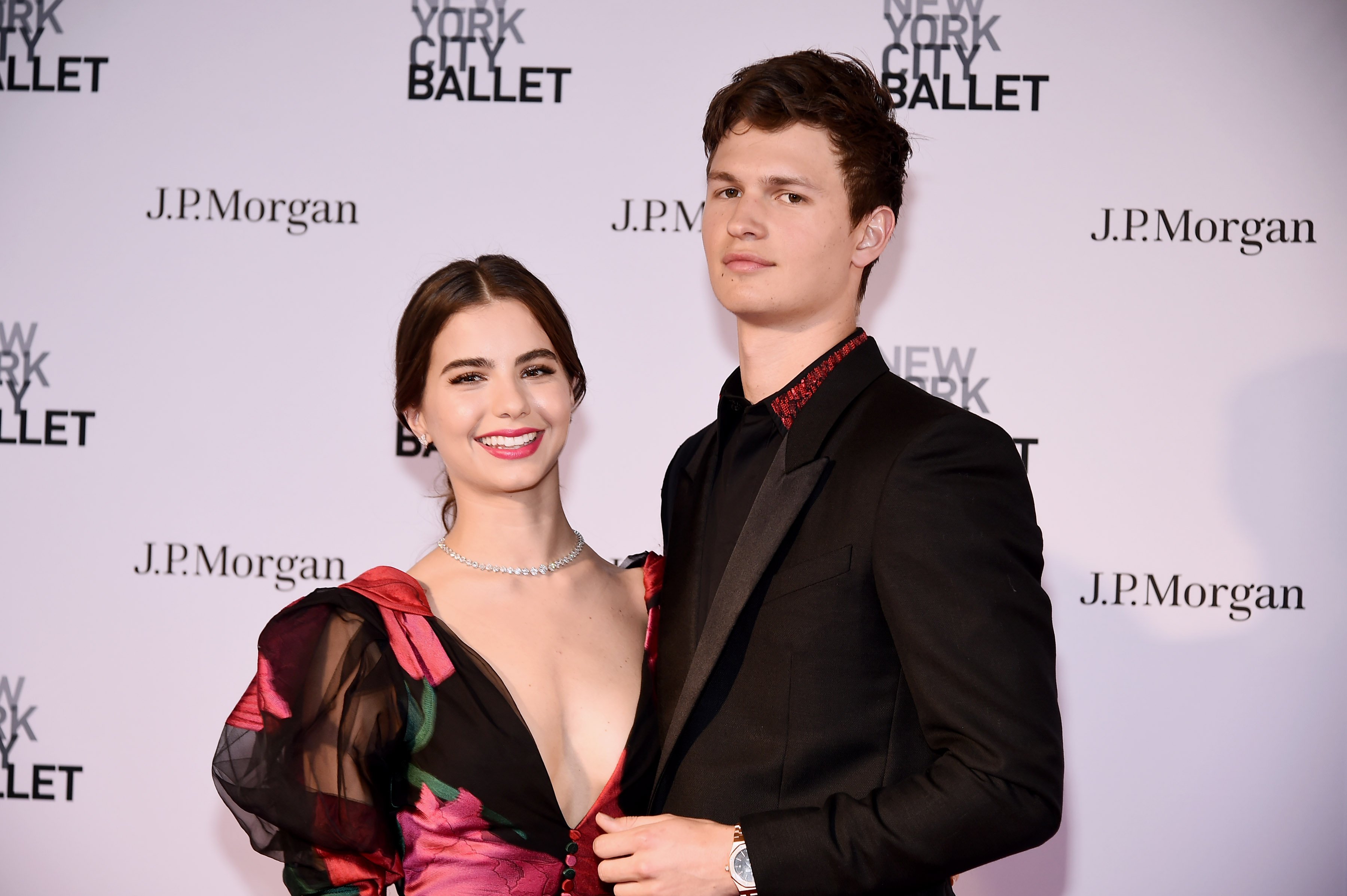 Violetta Komyshan and Ansel Elgort attend New York City Ballet 2018 Spring Gala at Lincoln Center on May 3, 2018 in New York City | Source: Getty Images