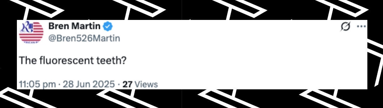 Netizen comment about Meghan Markle, posted on June 28, 2025. | Source: X/@Bren526Martin