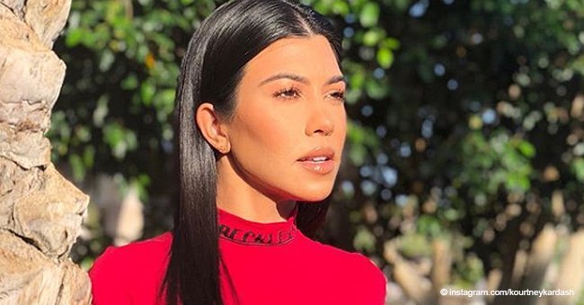 Kourtney Kardashian shows off her sweet 3-year-old son posing in a new photo