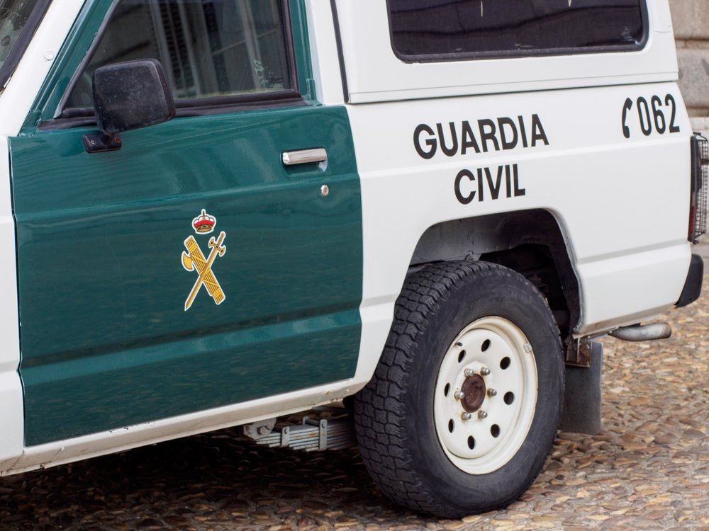 Vehículo de la Guardia Civil. | Foto: Shutterstock