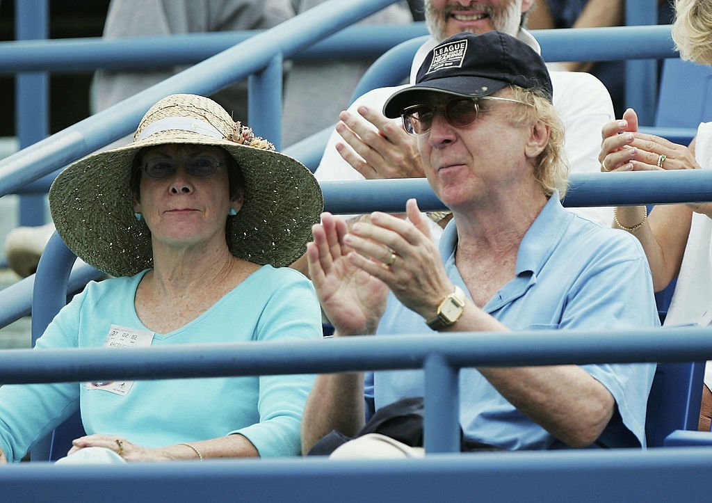 Actor Gene Wilder and wife Karen Boyer on August 27, 2004 at the Connecticut Tennis Center at Yale University | Photo: Getty Images