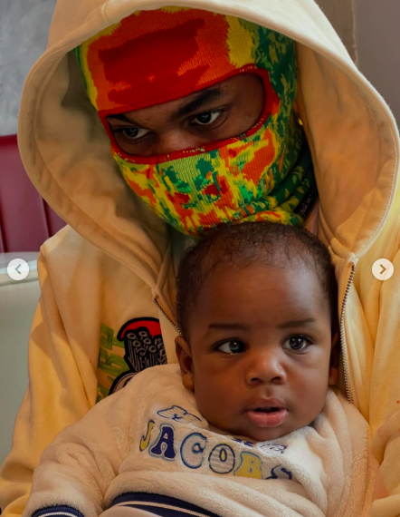 Lil Poppa with his and Toie Roberts' son, PJ, posted on March 3, 2026. | Source: Instagram/t4ysav