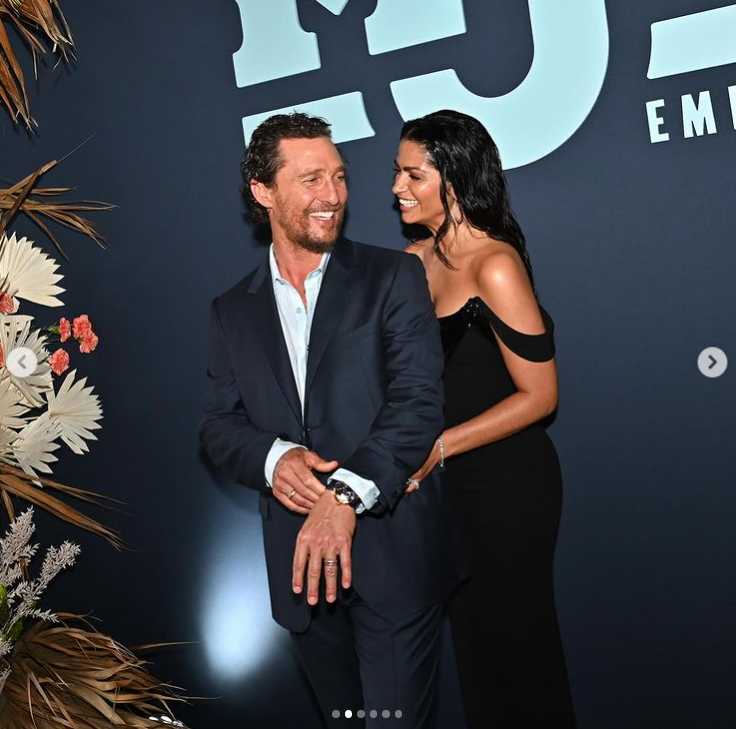 Matthew McConaughey and Camila Alves at the 12th Annual Mack, Jack & McConaughey Gala shared on Instagram in April 2024. | Source: Instagram/officiallymcconaughey