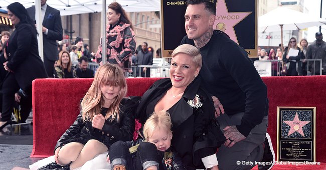 Pink Clapped Back Hard at a Hater Who Attacked a Family Photo of Her Children and Husband