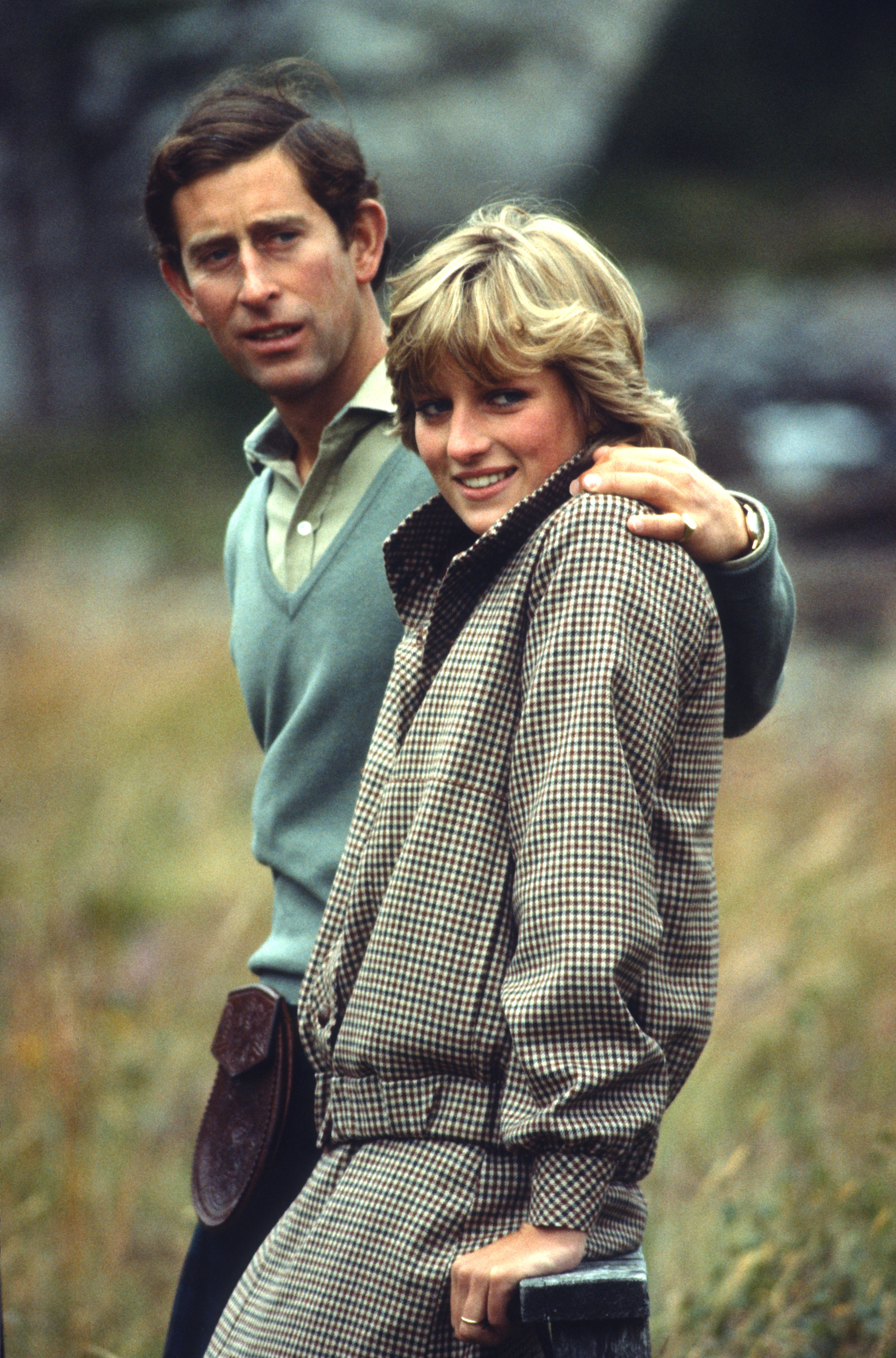 Prince Chrales and Princess Diana on their honeymoon at Balmoral in 1981 | Source: Getty Images
