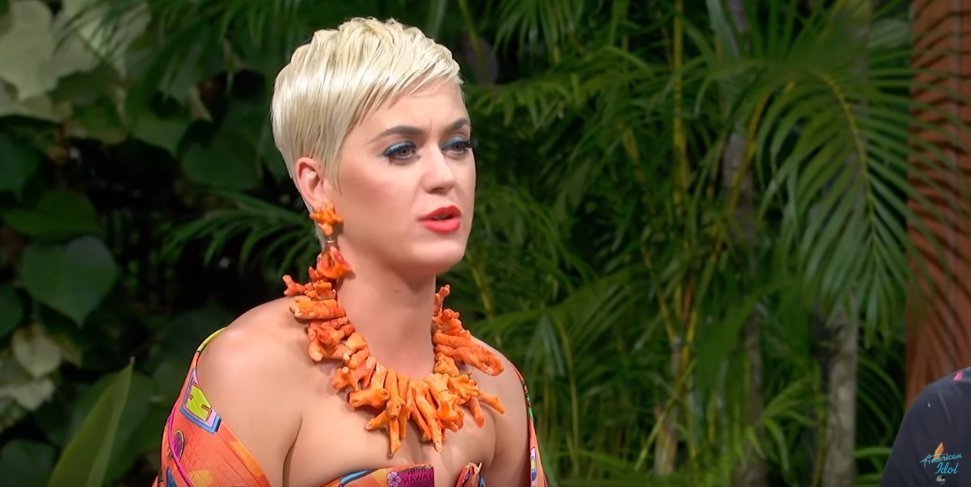 Katy Perry on "American Idol" in March 2019 | Photo: YouTube/ American Idol