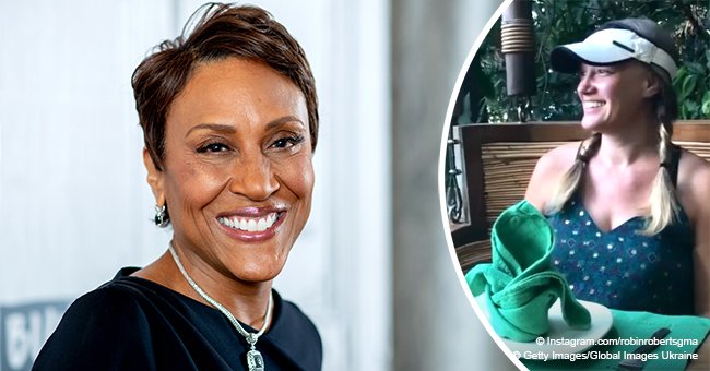 Robin Roberts steals hearts with sweet video of her longtime girlfriend 'up in a tree pod'