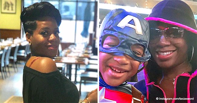 Fantasia Barrino's son Dallas rocks Captain America costume on 'date' with his mommy