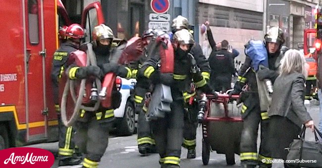 Explosion à Paris: un journaliste montre un bout de la vidéo, car cela a failli lui coûter la vie