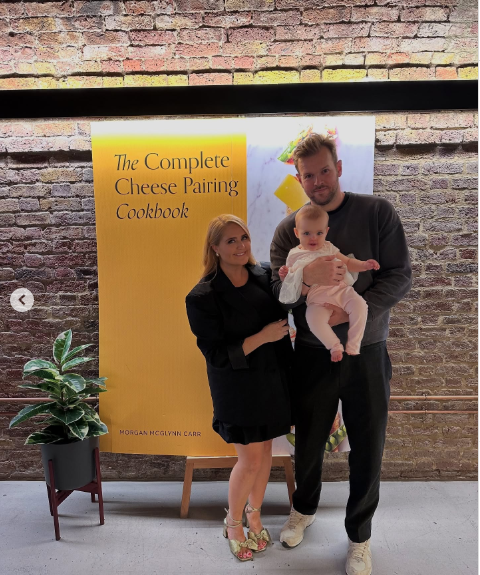 Morgan McGlynn Carr with her husband and daughter, dated December 2, 2024 | Source: Instagram/morgancheeses