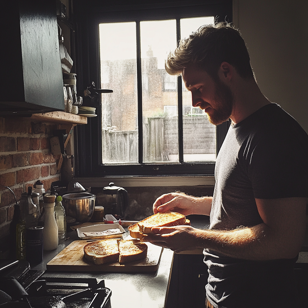 A man in the kitchen | Source: Midjourney