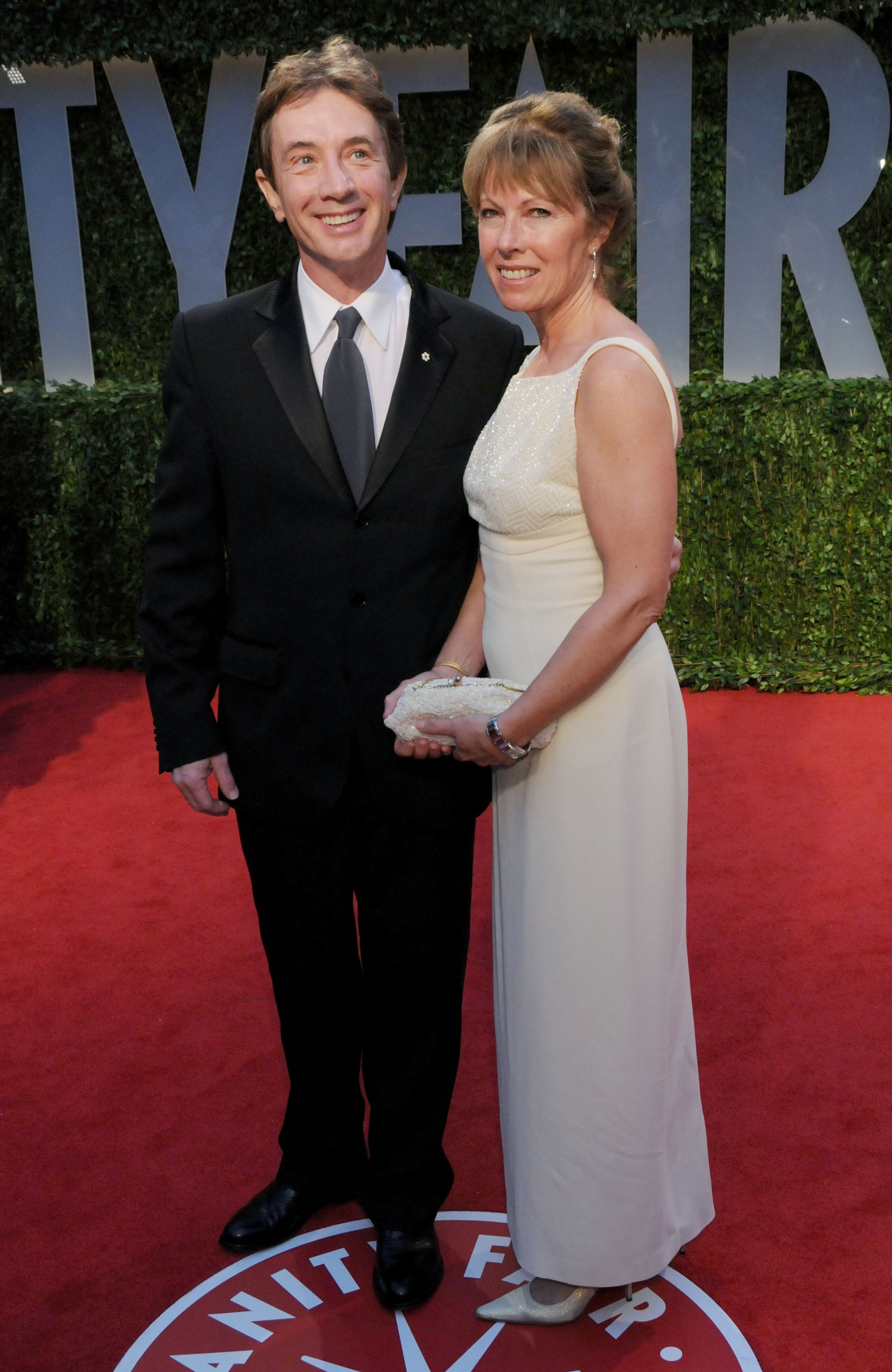 Martin Short and Nancy Dolman at the Vanity Fair Oscar Party held at the Sunset Tower Hotel in West Hollywood, California, on February 22, 2009. | Source: Getty Images