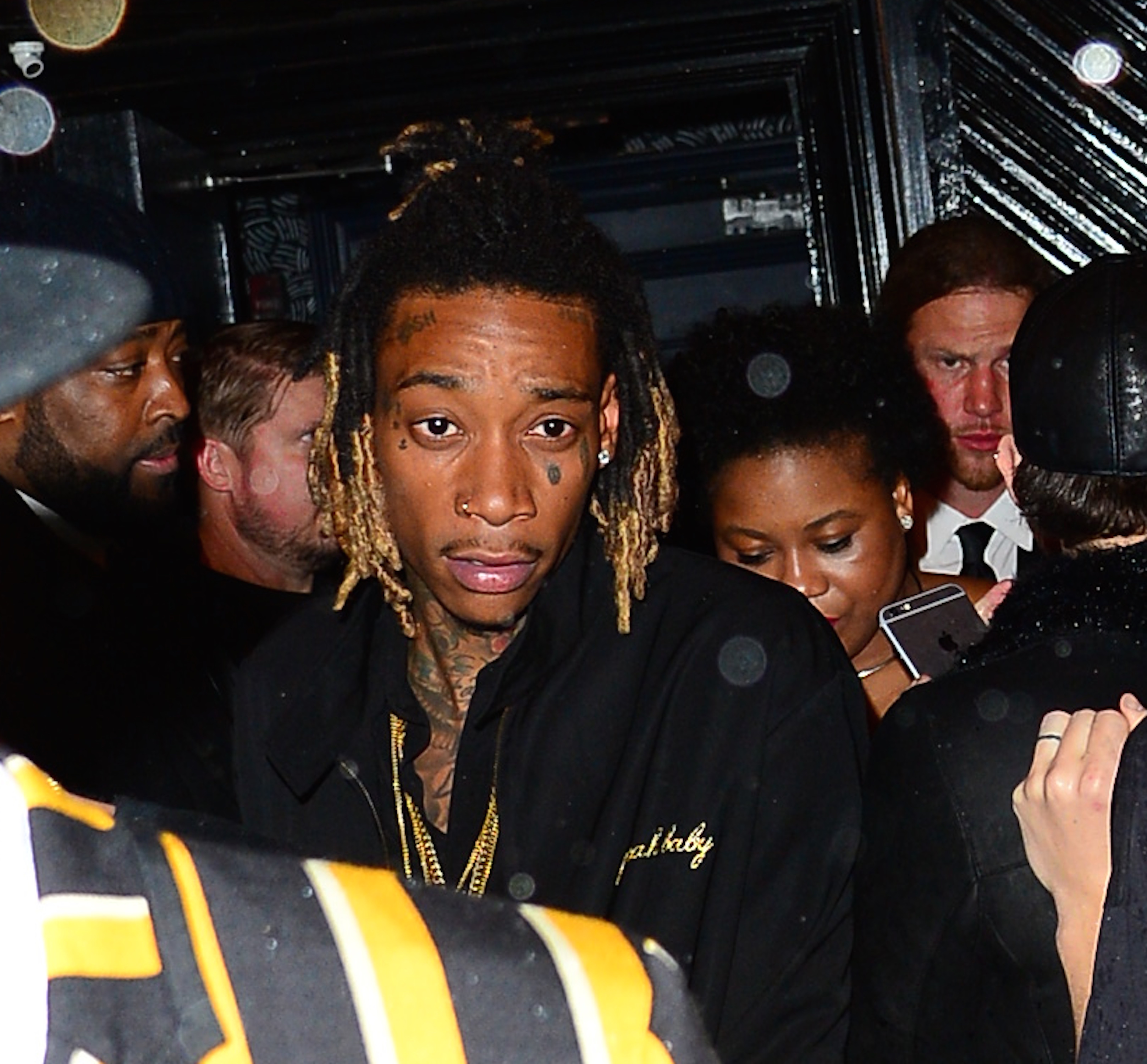 Wiz Khalifa is seen leaving Up and Down Night Club on May 2, 2016, in New York. | Source: Getty Images