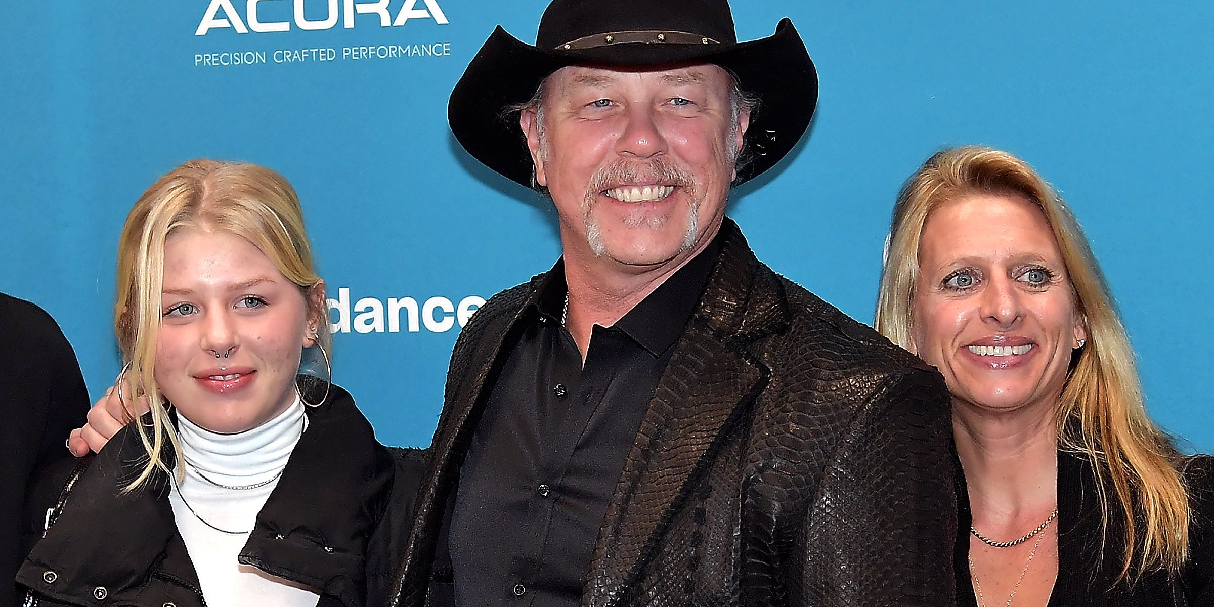 Marcella, James and Francesca Hetfield | Source: Getty Images