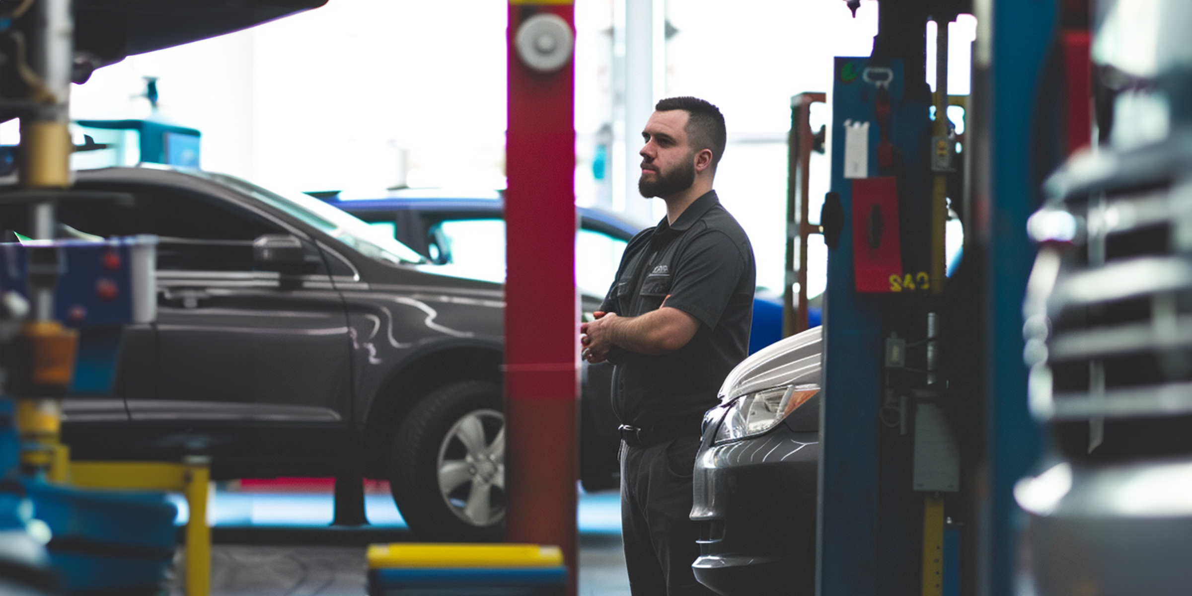 A man standing in a garage with cars | Source: AmoMama