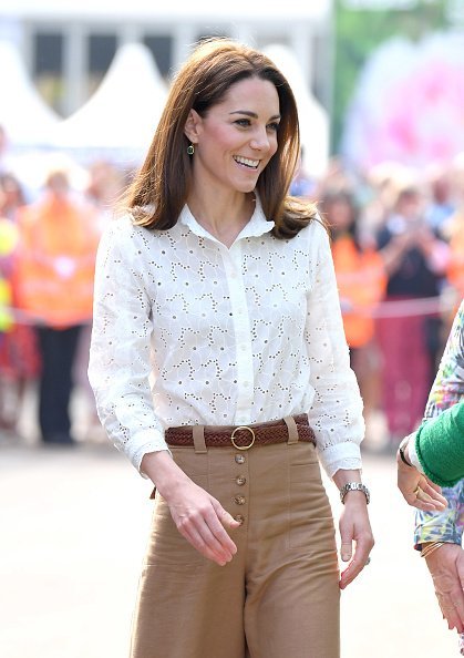 Katherine Middleton, Duchess of Cambridge at Chelsea Flower Show  in London, England.| Photo: Getty Images.
