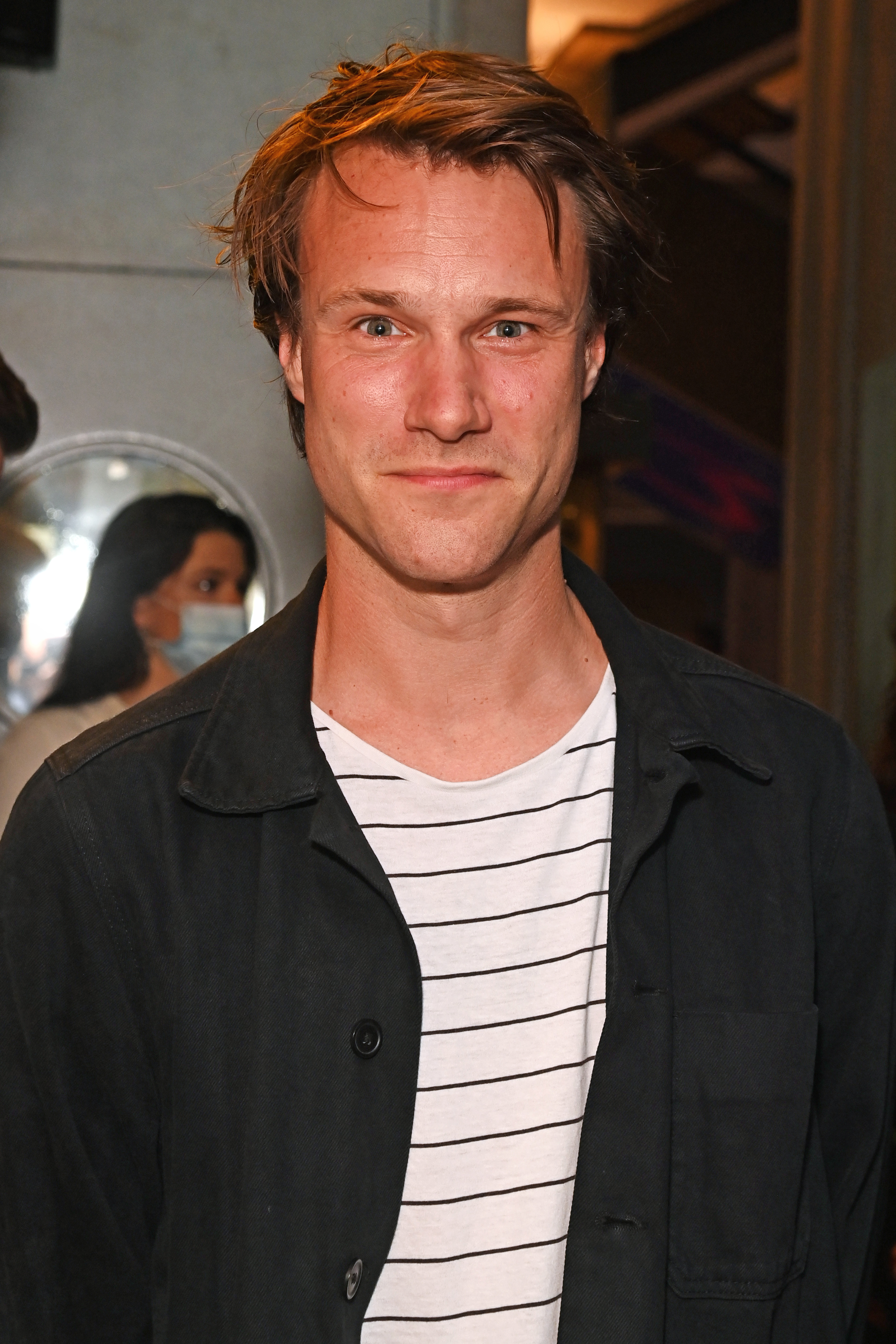 Hugh Skinner at the Gillian Lynne Theatre on August 18, 2021, in London, England. | Source: Getty Images