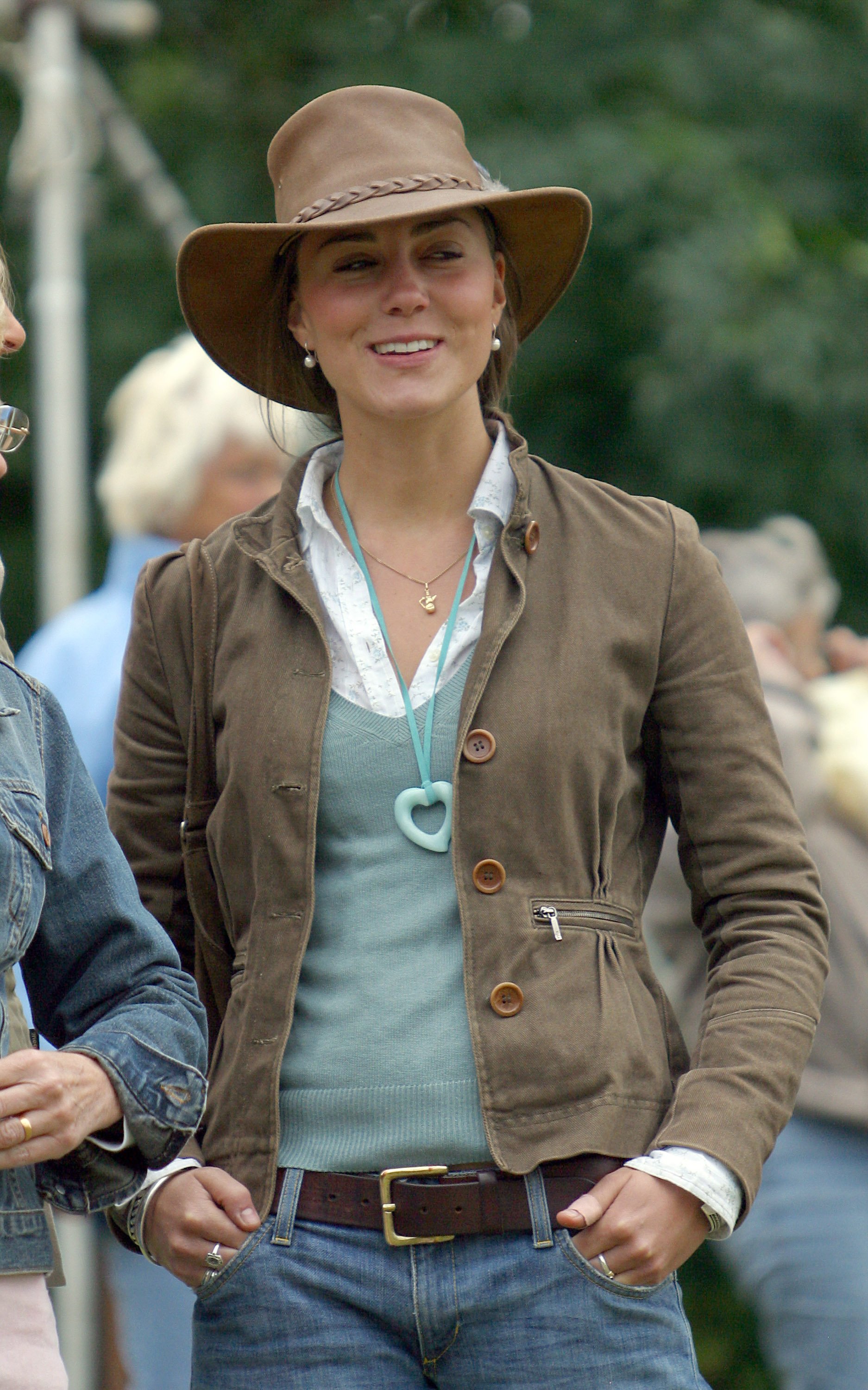 Kate Middleton at the second day of the Gatcombe Park Festival of British Eventing at Gatcombe Park, on August 6, 2005 near Tetbury, England. | Source: Getty Images