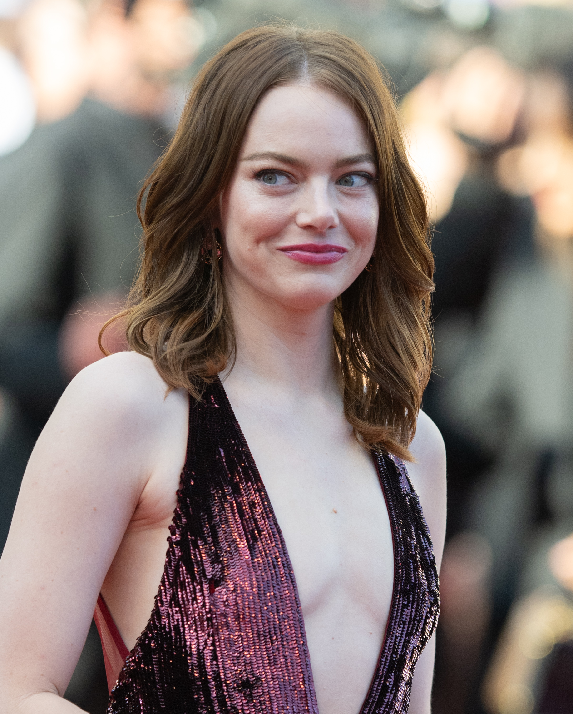 Emma Stone during the 77th annual Cannes Film Festival at Palais des Festivals on May 17, 2024, in Cannes, France. | Source: Getty Images