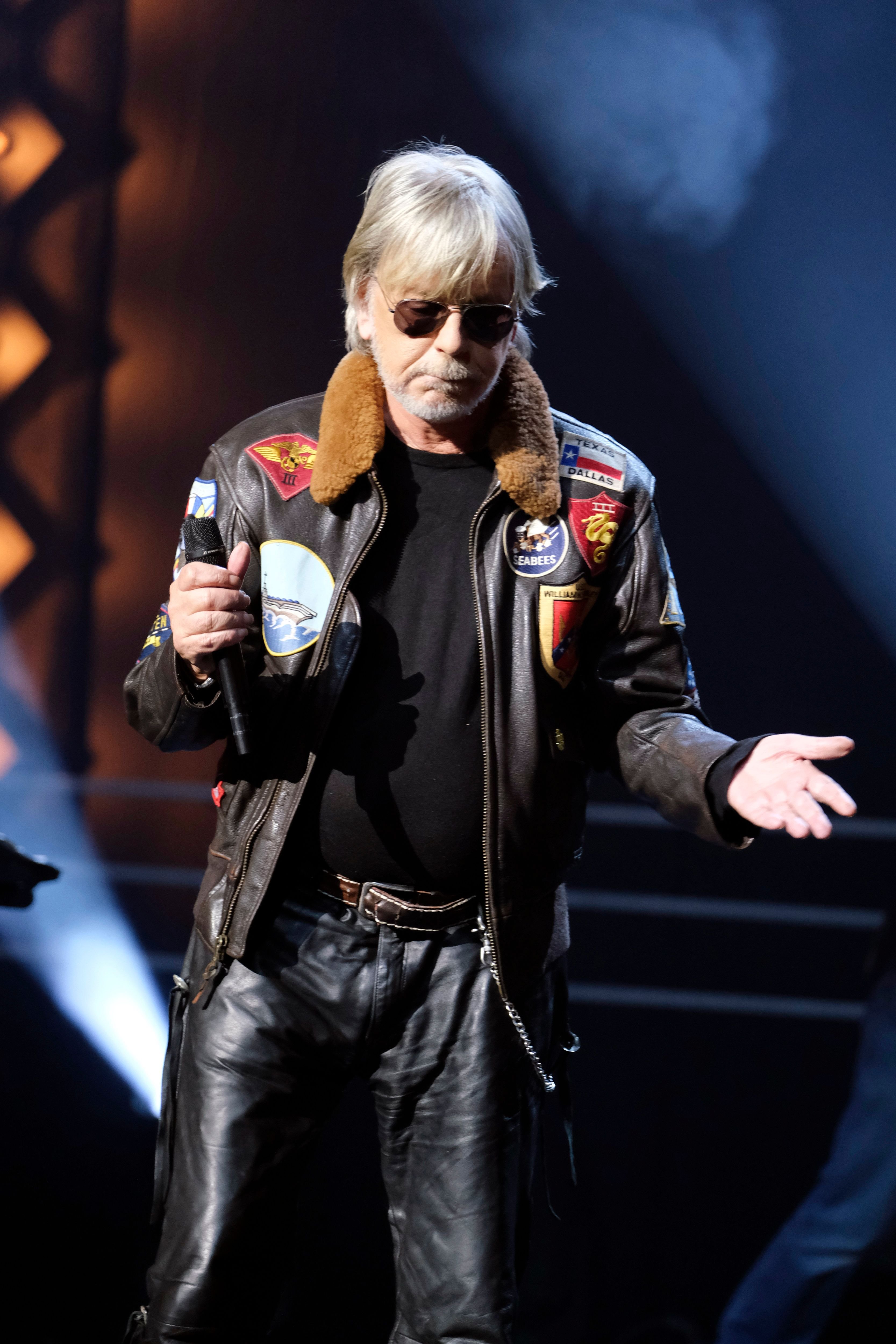 Le chanteur Renaud sur scène. l Source : Getty Images