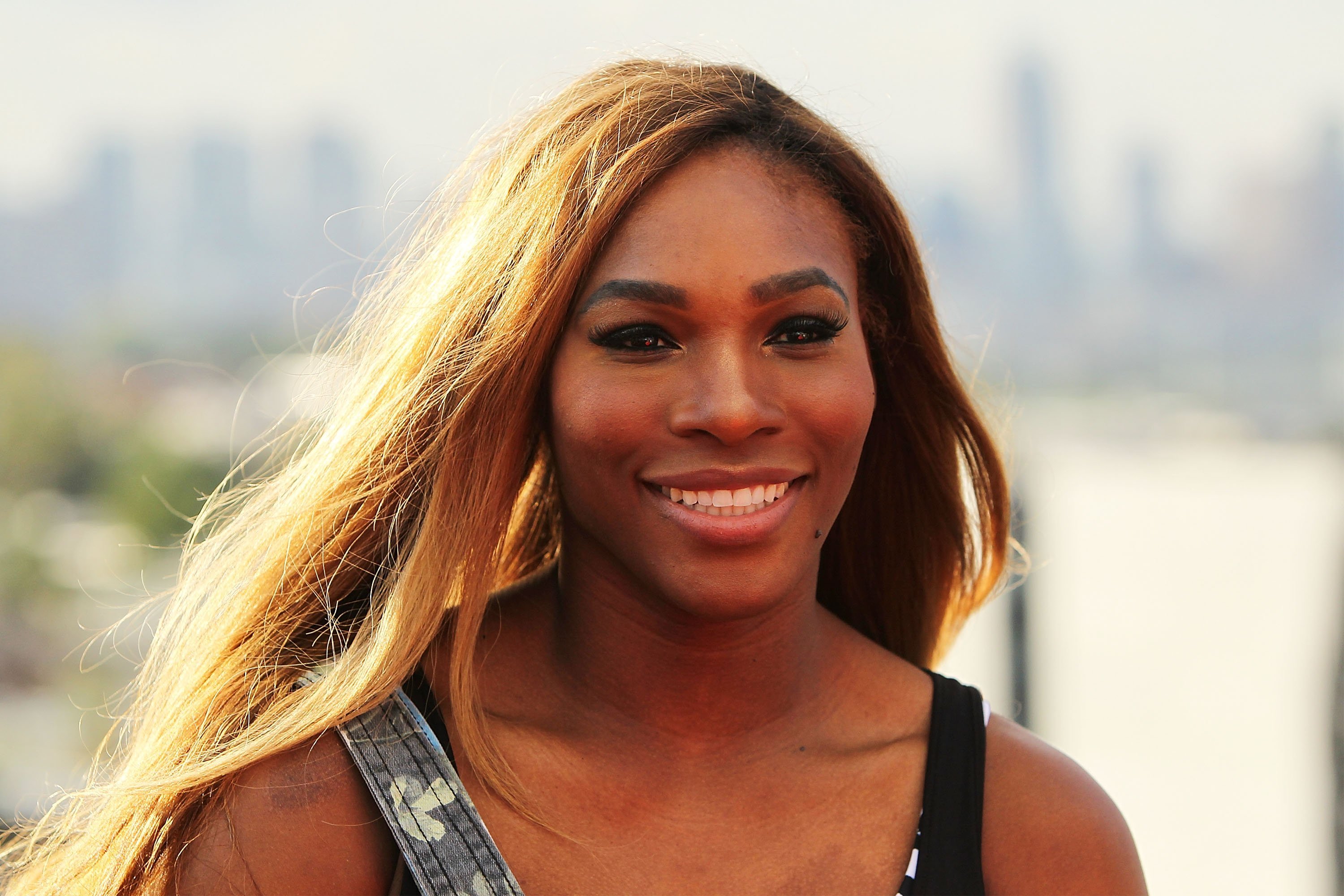 Serena Williams during a meet and greet in Melbourne, Australia in January 2014. | Photo: Getty Images