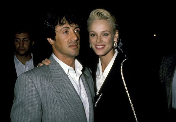 Sylvester Stallone and Brigitte Nielsen during "Cuba & The Teddy Bear" Performance - August 20, 1986 | Photo: Getty Images