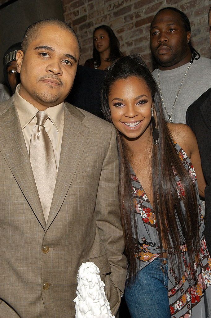 Irv Gotti and Ashanti at the "Collectables by Ashanti" album release party in 2005 in New York | Source: Getty Images
