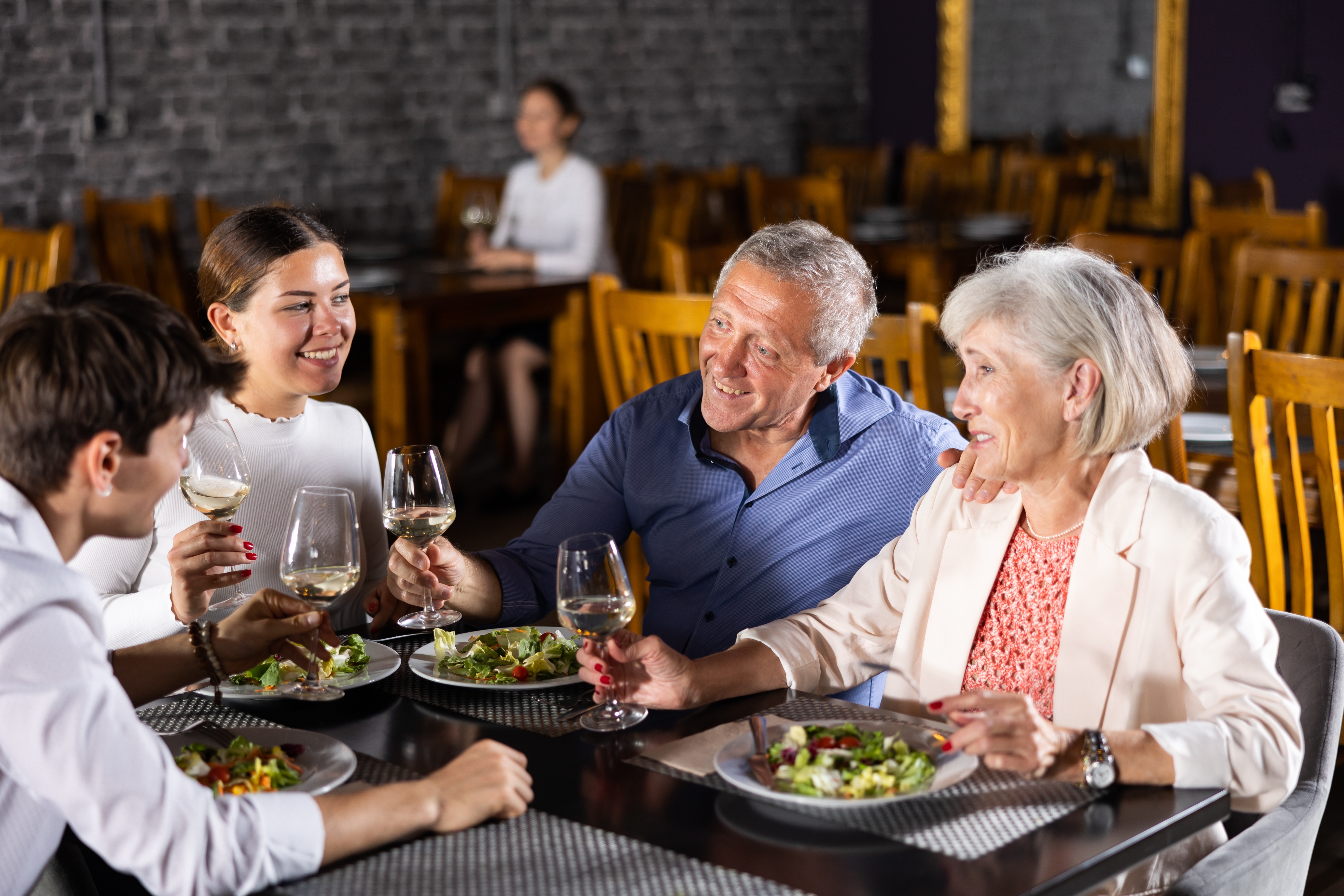 A family having dinner | Source: Shutterstock