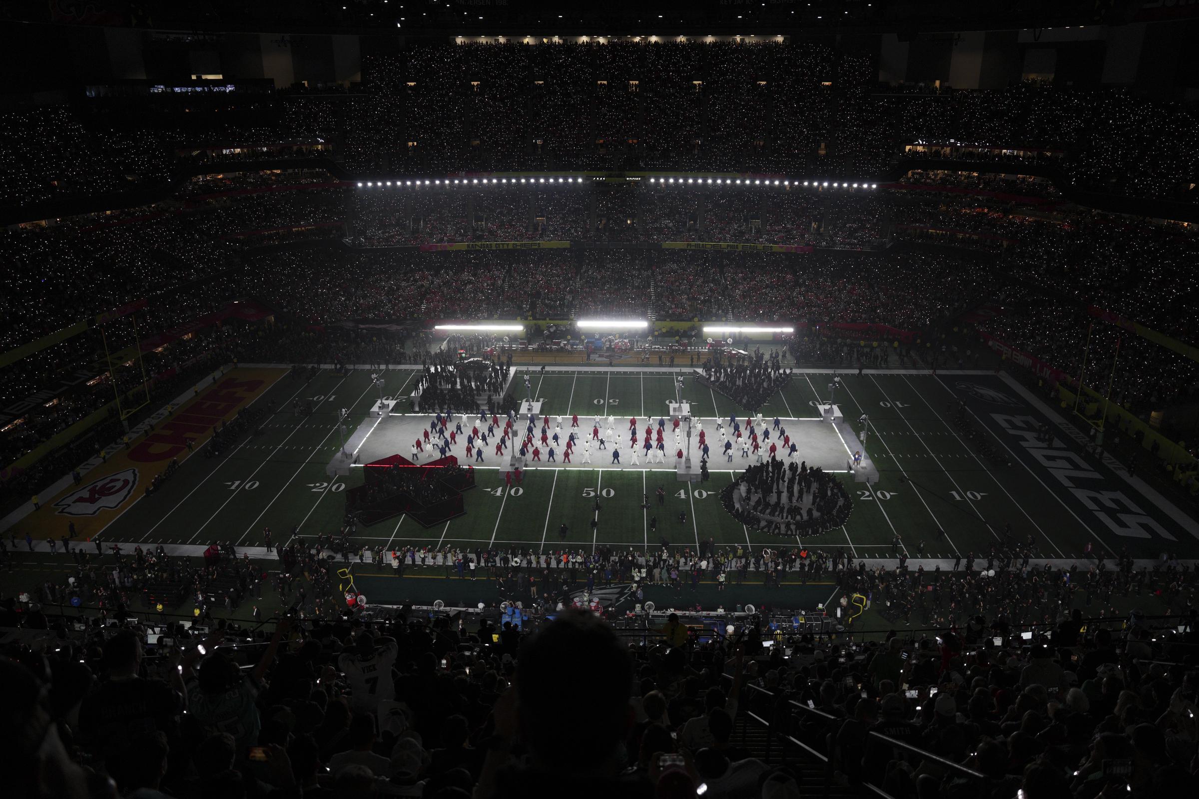 Kendrick Lamar performs during Super Bowl LIX on February 9, 2025 | Source: Getty Images