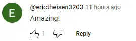 Fan comment, dated November 2023 | Source: YouTube/TodaywithHoda&Jenna