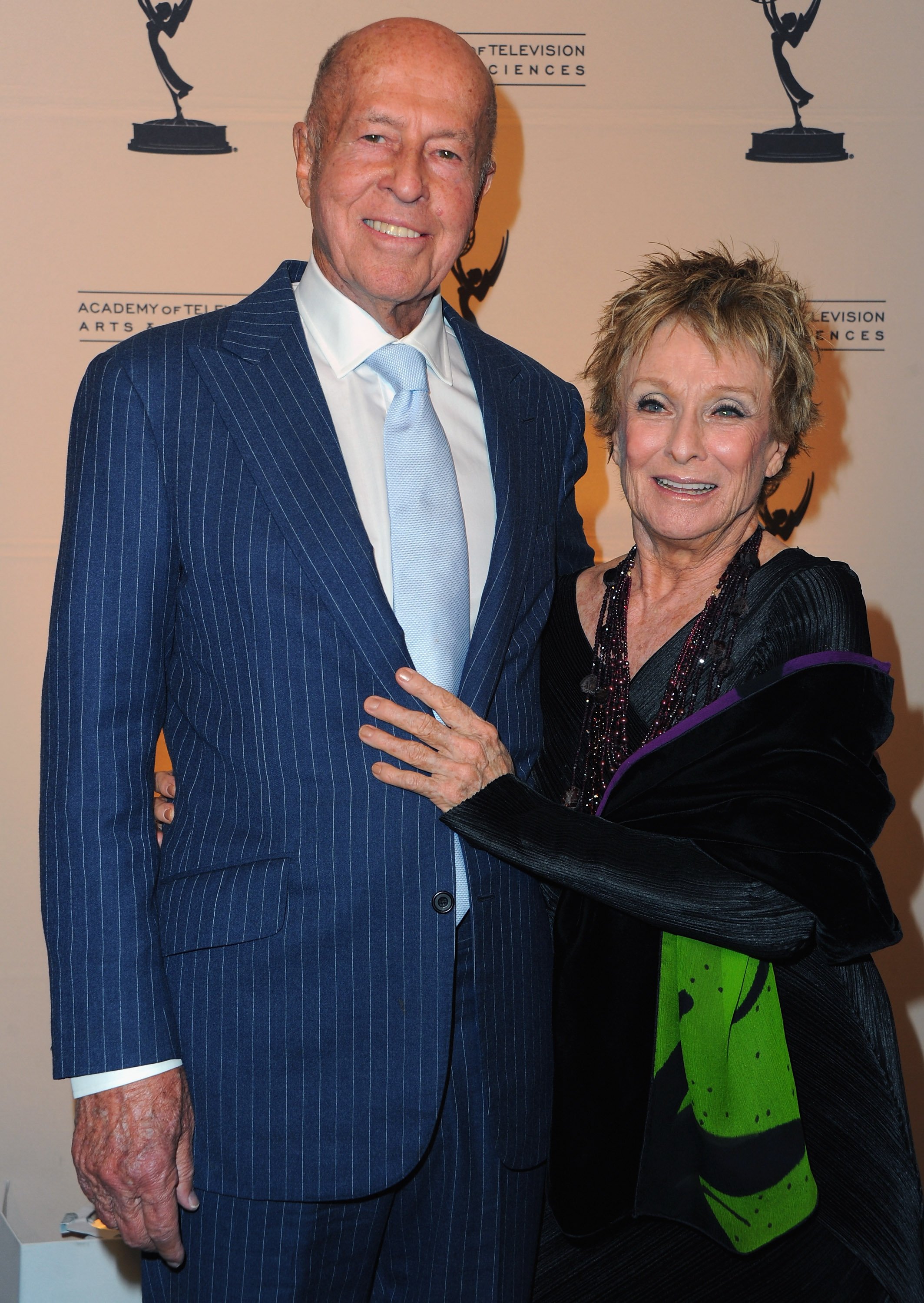 Director George Englund and his wife Cloris Leachman arriving at the Academy of Television Arts & Sciences' Hall of Fame Committe's 20th Annual Induction Gala on January 20, 2011 in Beverly Hills, California. / Source: Getty Images